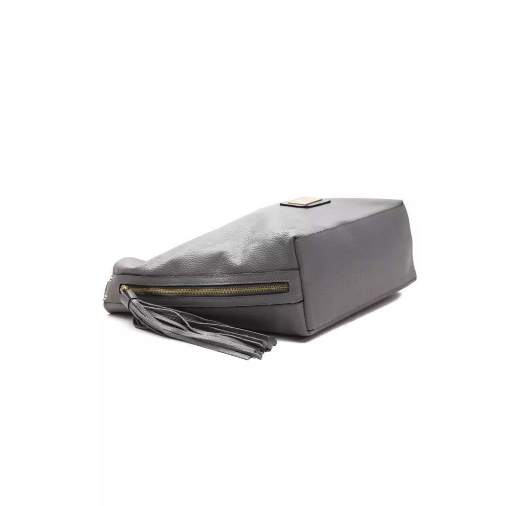 Other Pompei Donatella Gray Leather Shoulder Bag Size ONE SIZE - 4 Thumbnail