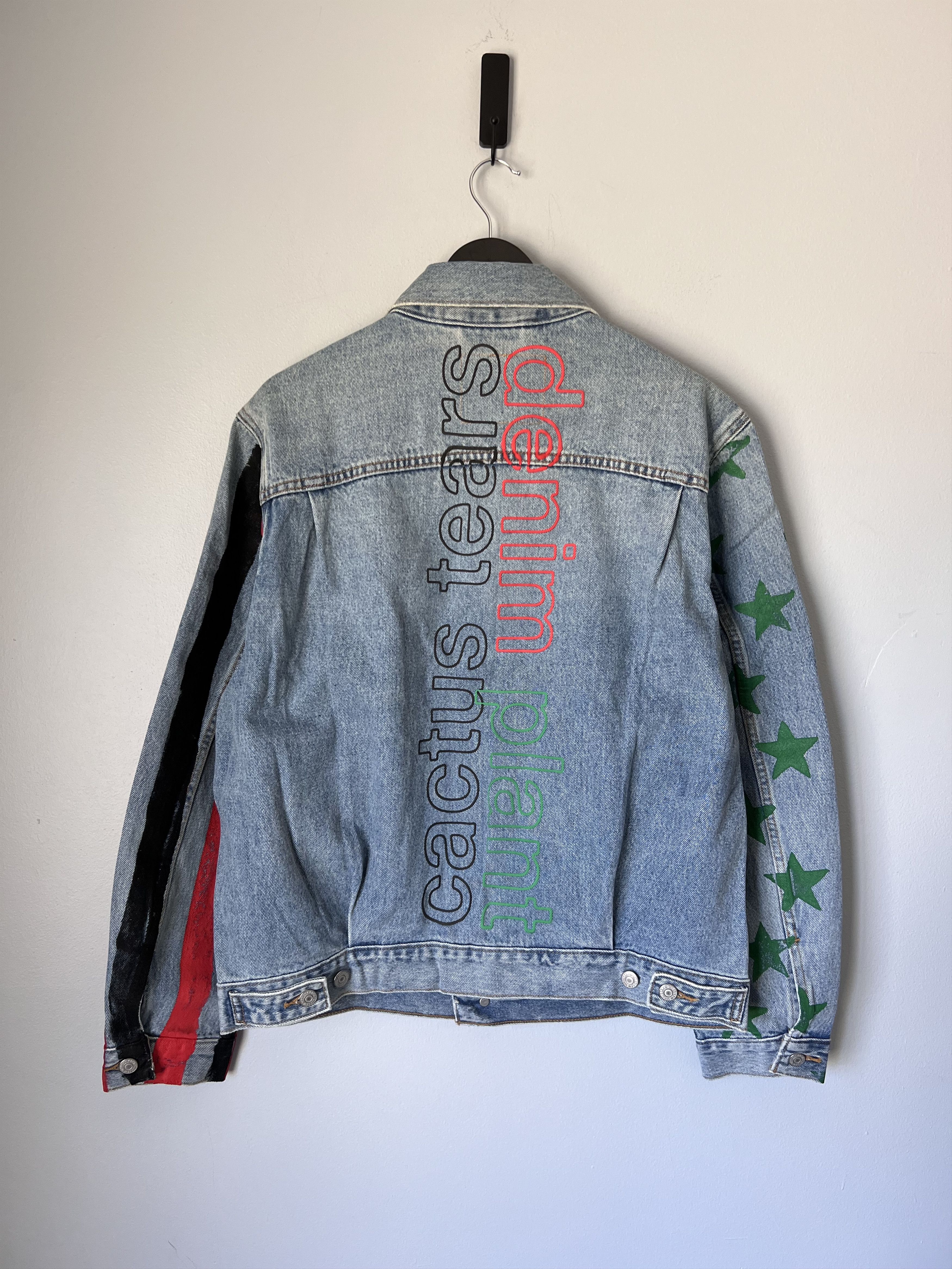Cactus Plant Flea Market × DENIM TEARS × Levi's Denim Tears CPFM Levi's 4th of July Denim Jacket Size US XL / EU 56 / 4 - 6 Thumbnail