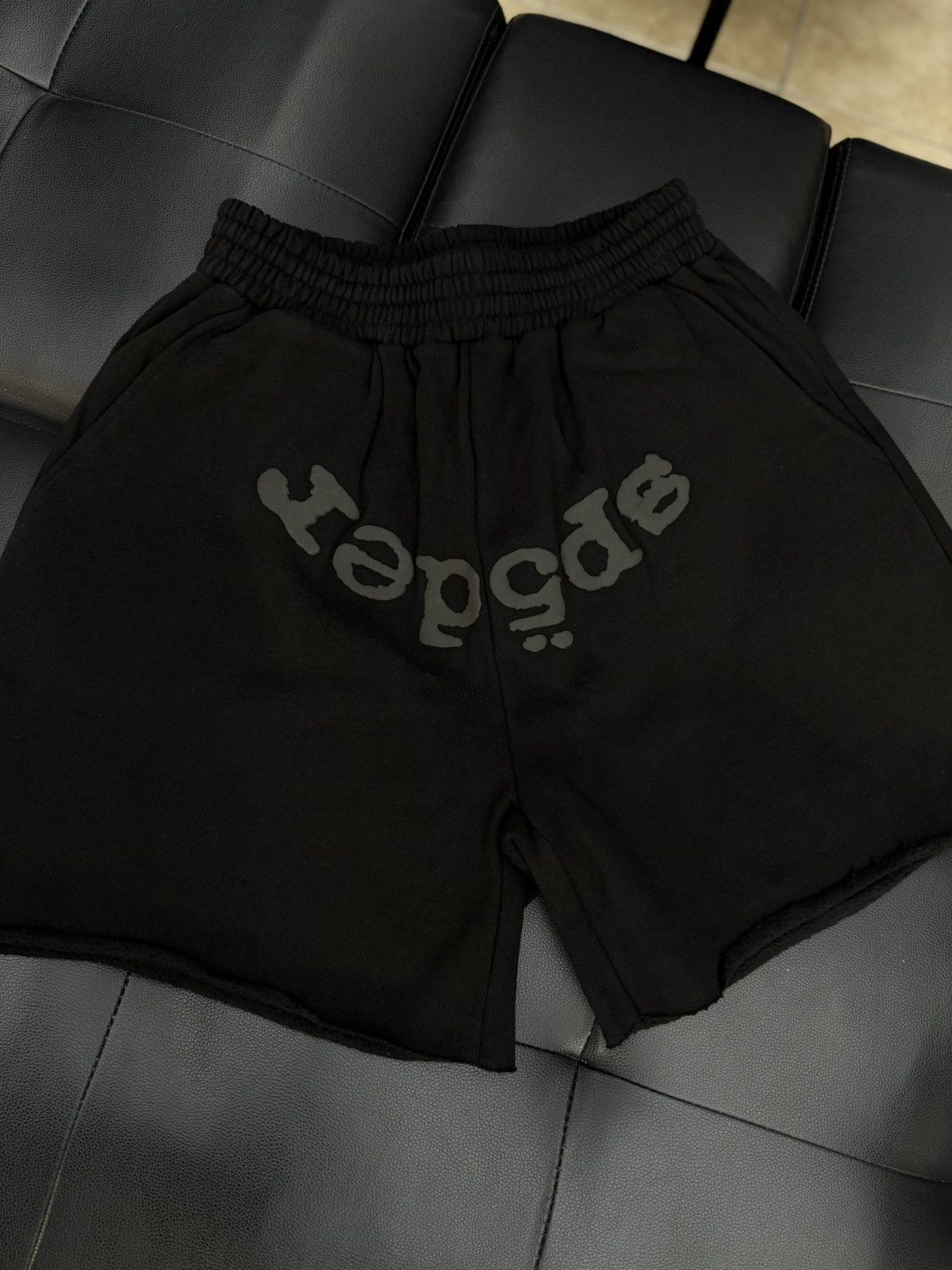 Sp5der Sp5der Worldwide Black Phantom Shorts Size M Size US 30 / EU 46 - 3 Thumbnail