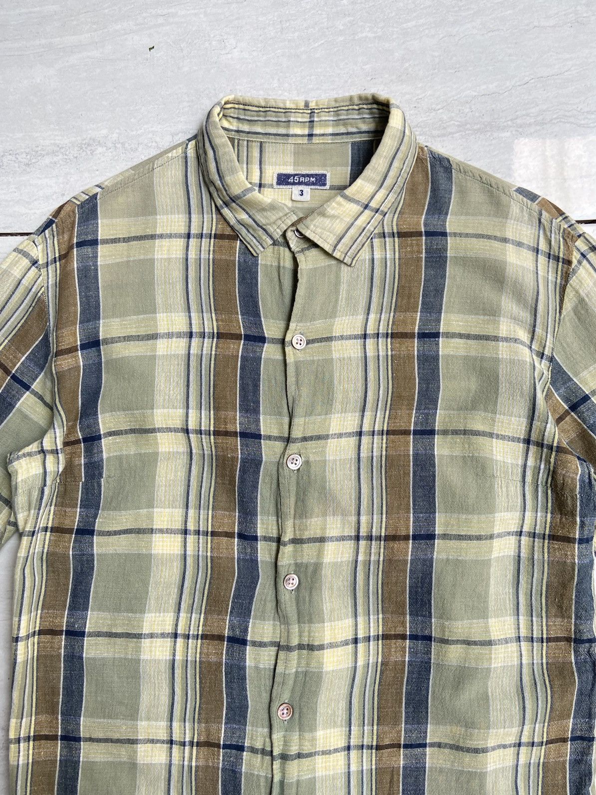 45rpm 45RPM Plaid Shirt Size US XS / EU 42 / 0 - 8 Thumbnail