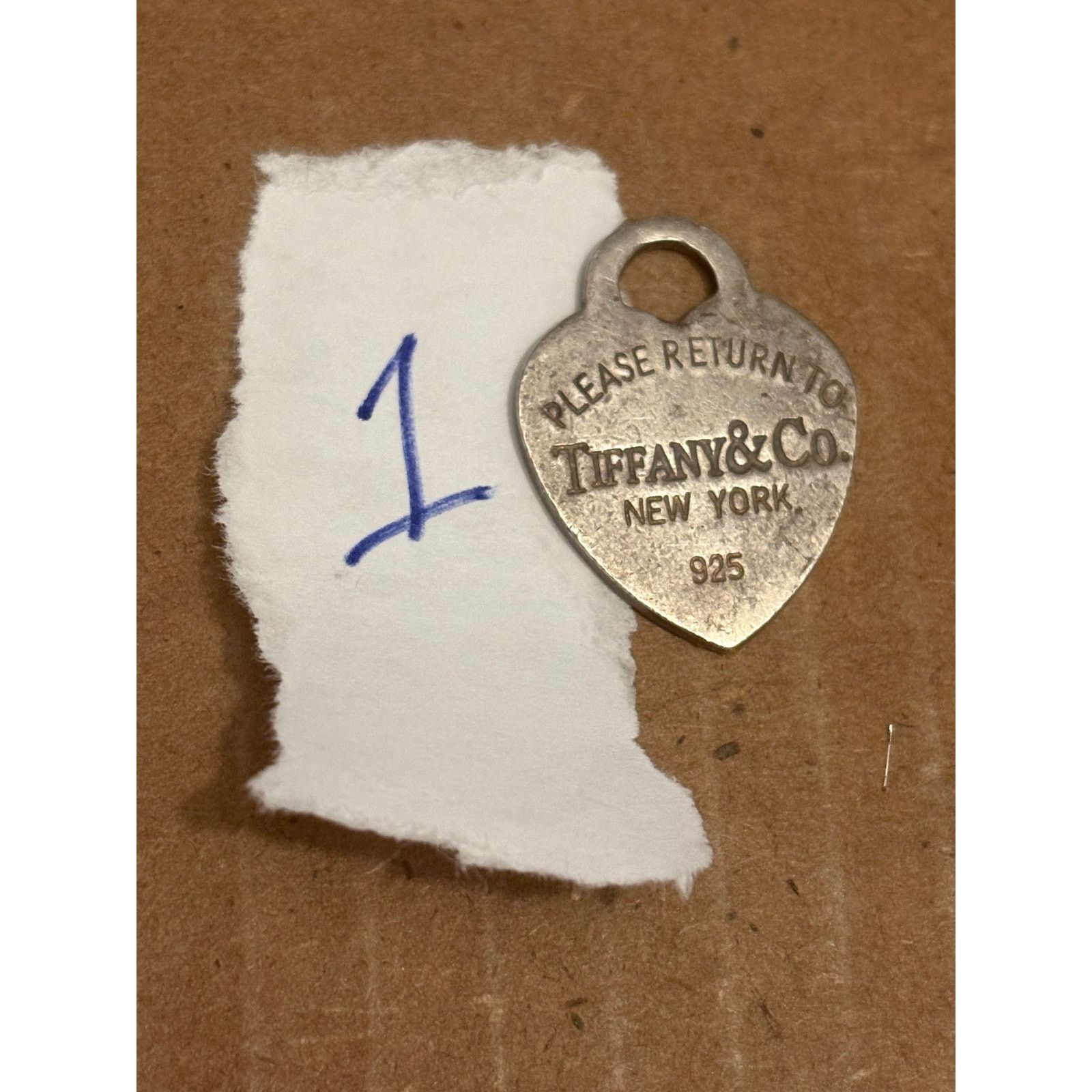 Tiffany & Co. Authentic Tiffany & Co 925 Sterling Silver Tag Charm Pendant Size ONE SIZE - 6 Thumbnail