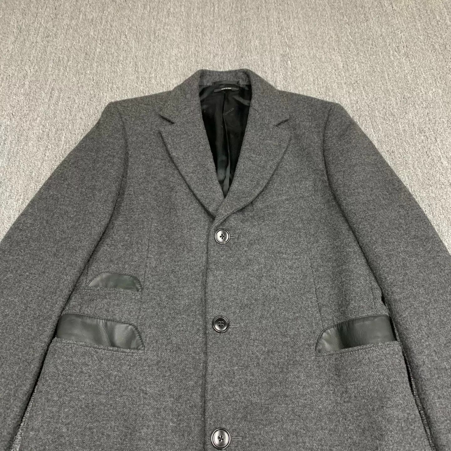 Hermes Hermes Gray Wool Overcoat 48 98 New Size US M / EU 48-50 / 2 - 7 Thumbnail