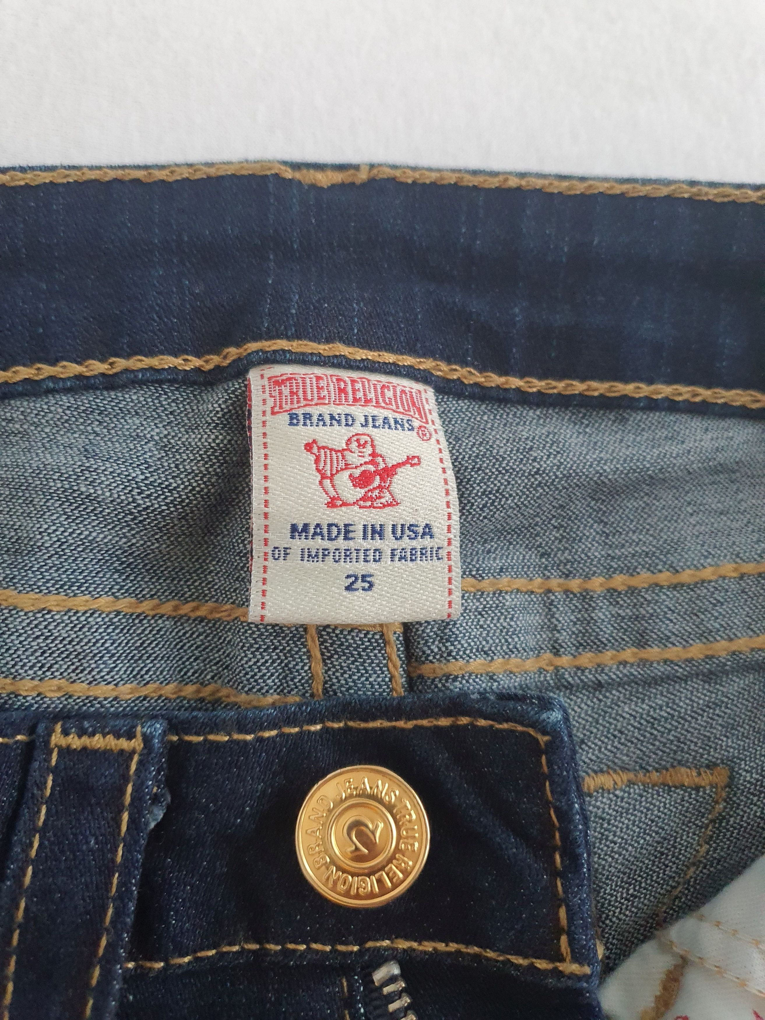 True Religion STELLA Skinny Denim Jeans - Made in USA - W25 L32 (25x32) Size 25" / US 0 / IT 36 - 5 Thumbnail