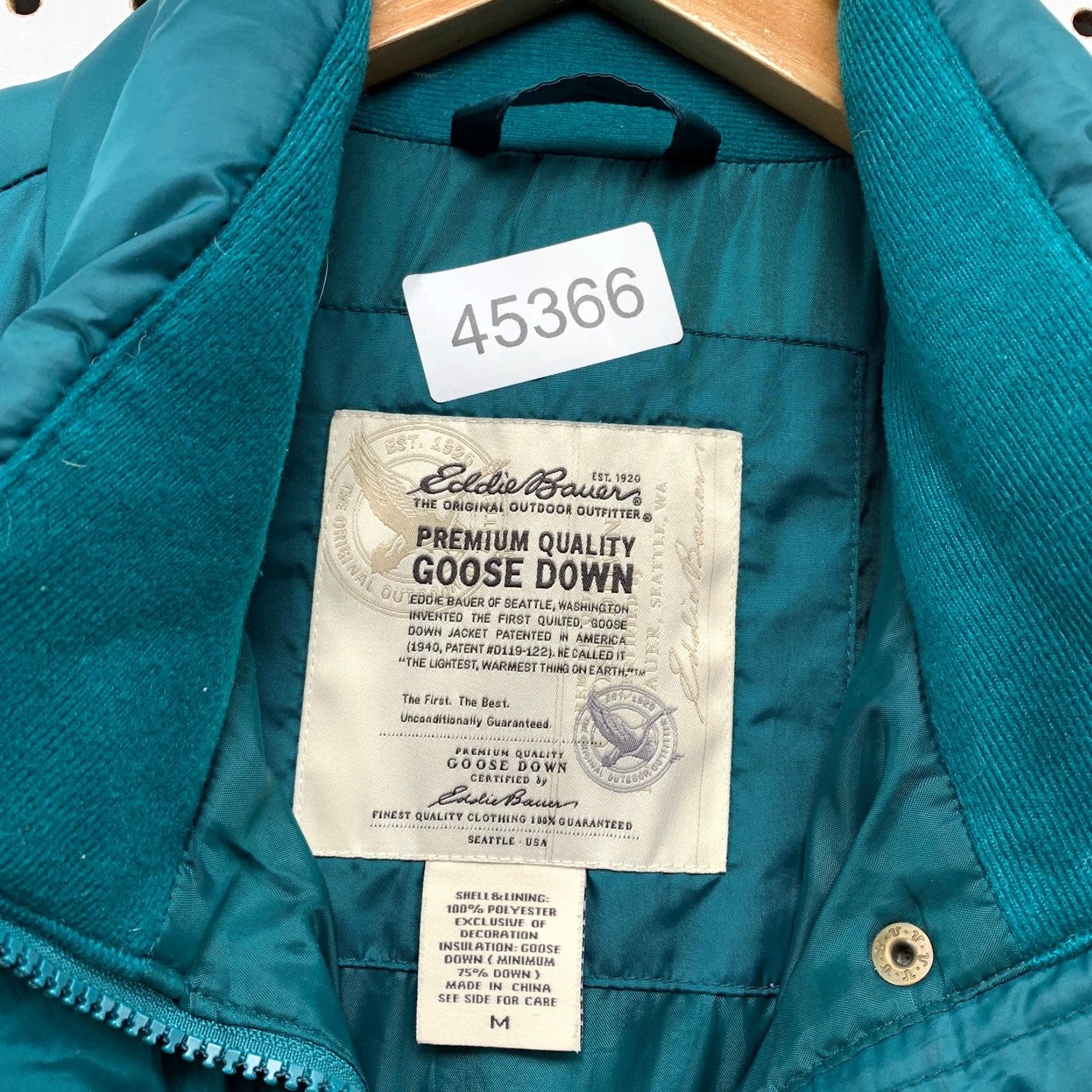 Eddie Bauer Eddie Bauer Premium Down Vest Womens M Teal Quilted Outdoor VEST Womens Medium Teal Quilted Down Vest Eddie Bauer Size M / US 6-8 / IT 42-44 - 4 Thumbnail