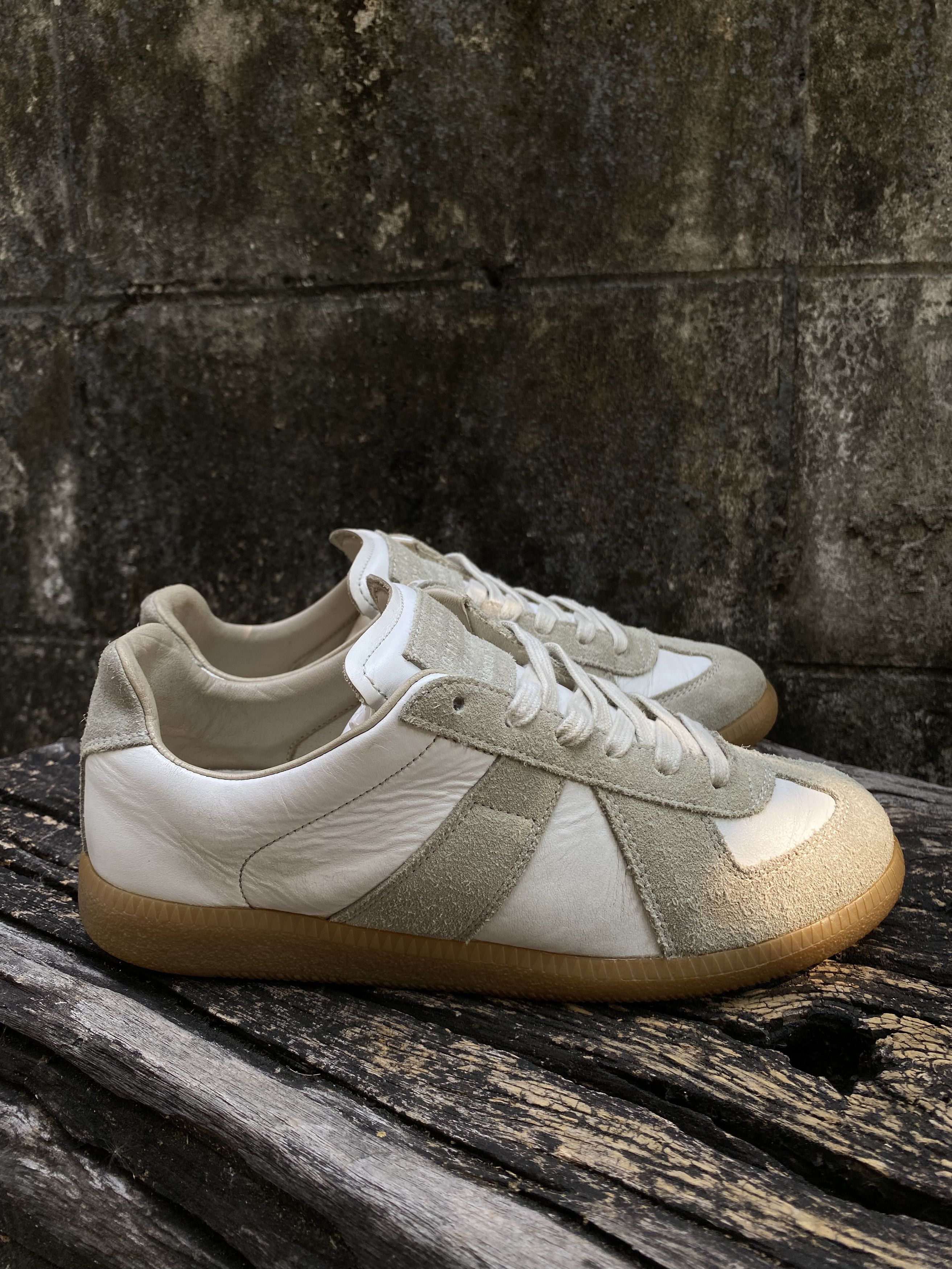 Maison Margiela Maison Margiela Replica GAT Beige Gum Sole Sneakers EU 36.5 Size US 6.5 / IT 36.5 - 2 Thumbnail