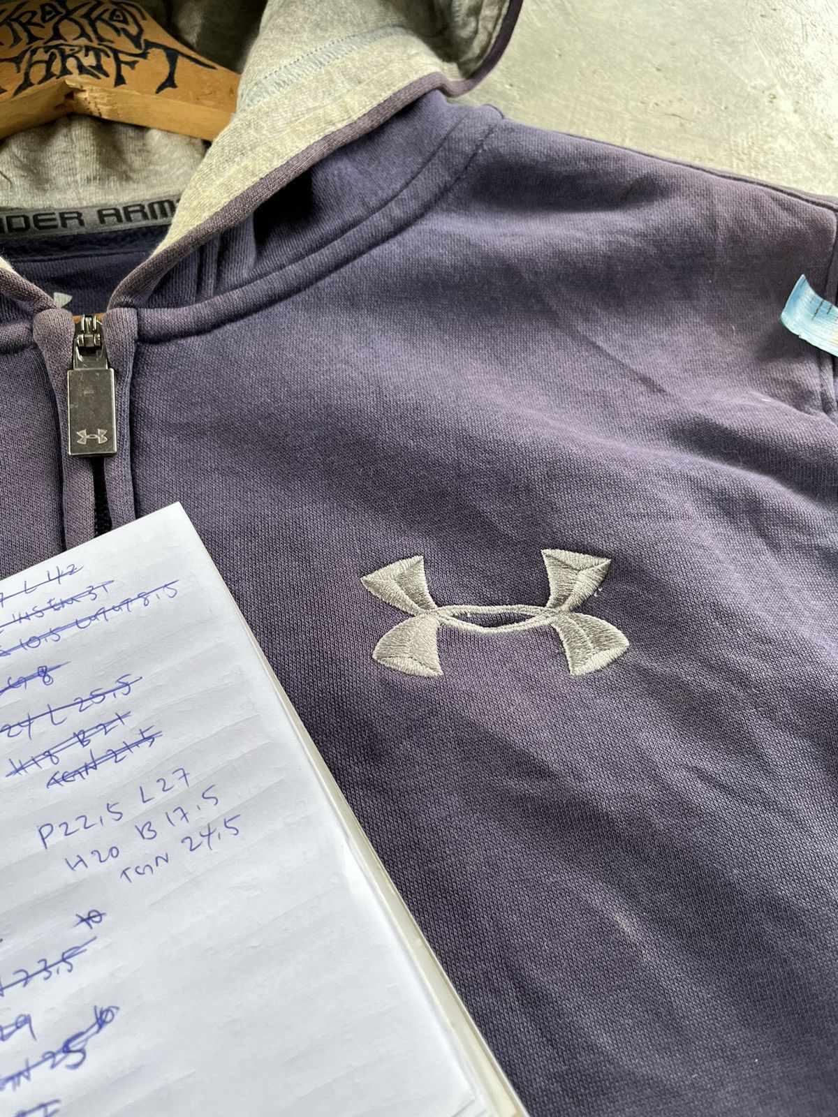 Designer × Under Armour 🔥Under Armour Storm Coldgear Big Logo Zipper Hoodie Size US XL / EU 56 / 4 - 5 Thumbnail