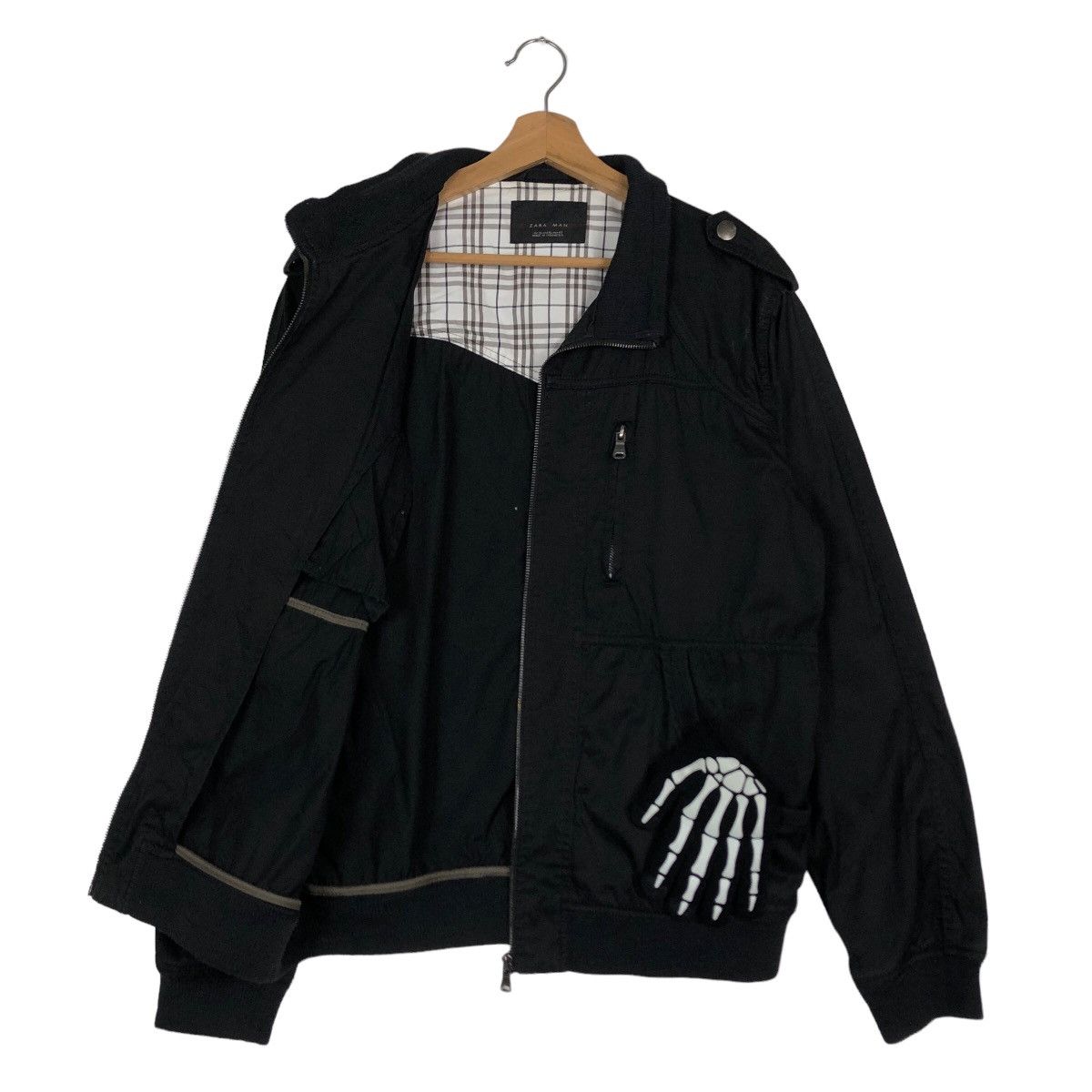 Japanese Brand 🔥Biker Bondage Parachute Jacket Double Breast Zara Man Size US XL / EU 56 / 4 - 9 Thumbnail