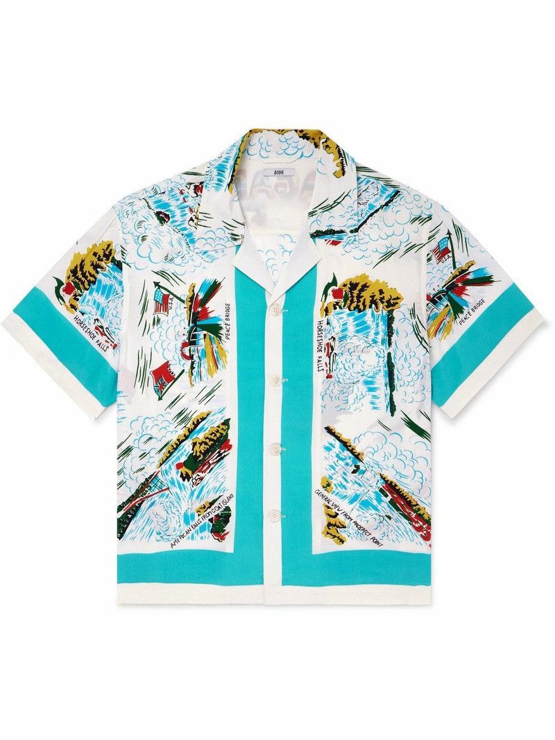 Bode BODE SS23 Niagara Souvenir SS Silk Shirt S/M - NWT Ltd Ed Size US M / EU 48-50 / 2 - 3 Thumbnail