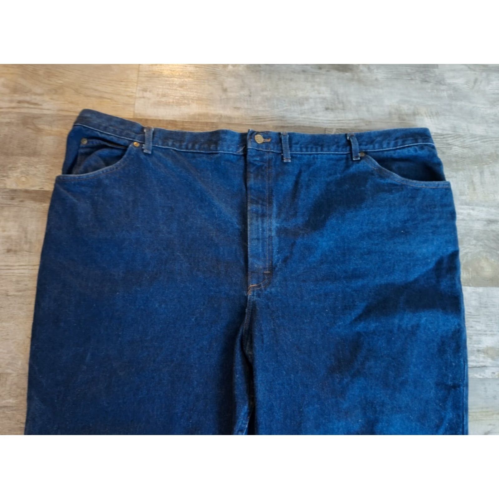 Lee VINTAGE Lee Riders Jeans Mens 54x30 Cotton Denim Union Made USA 90s Straight Fit Blue Size US 38 / EU 54 - 3 Thumbnail