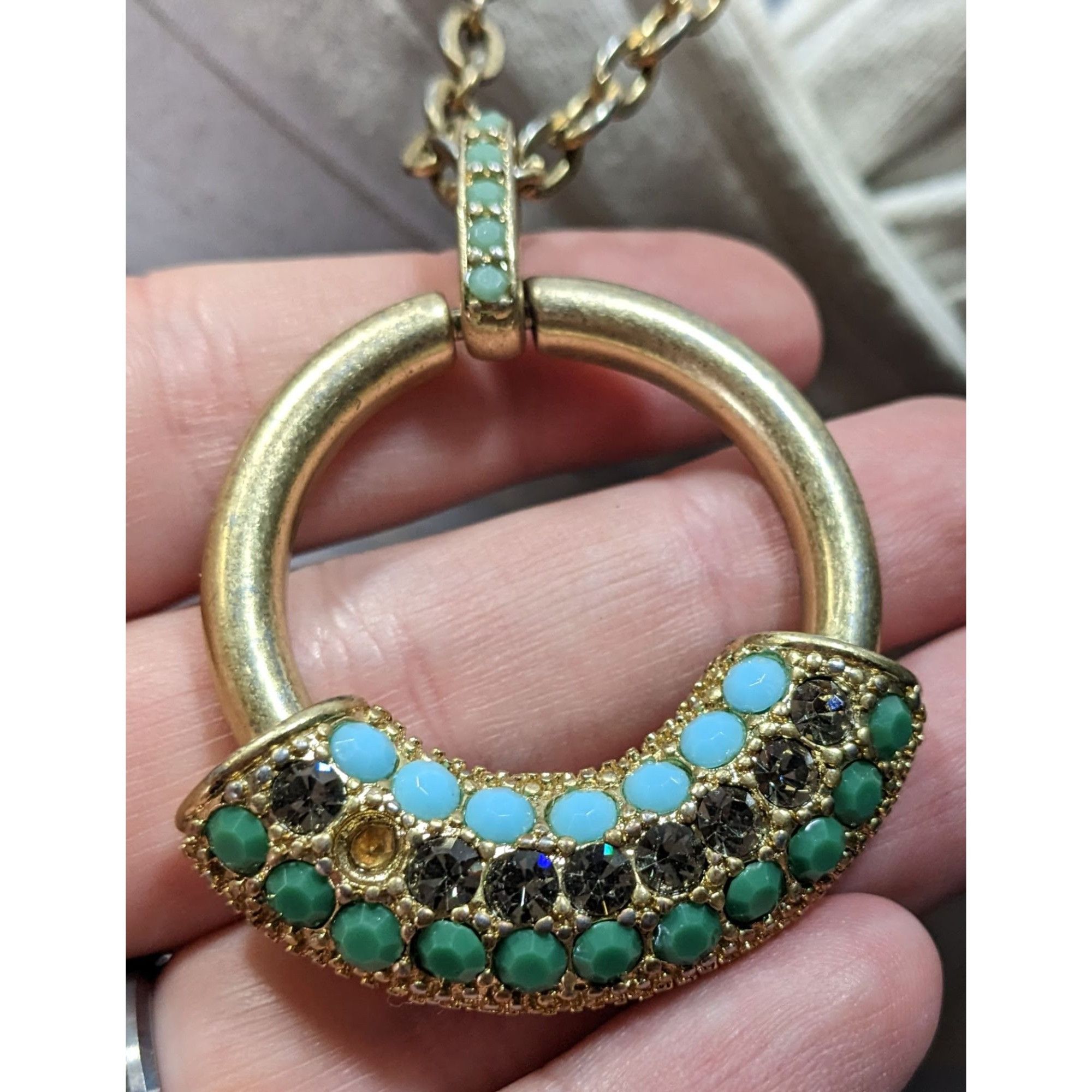 Other Lia Sophia Mirage Rhinestone Embellished Bohemian Pendant Ne Size ONE SIZE - 7 Thumbnail
