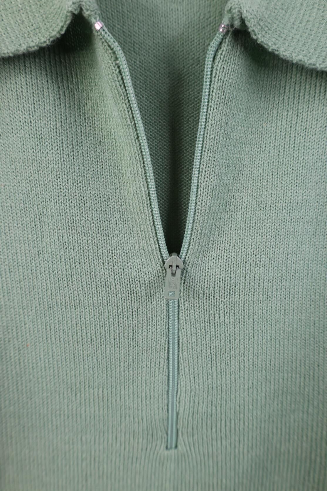 Vintage Vintage 80s 90s Rockabilly 1/4 Zip Knit Pullover Polo Shirt Size US XXL / EU 58 / 5 - 6 Thumbnail