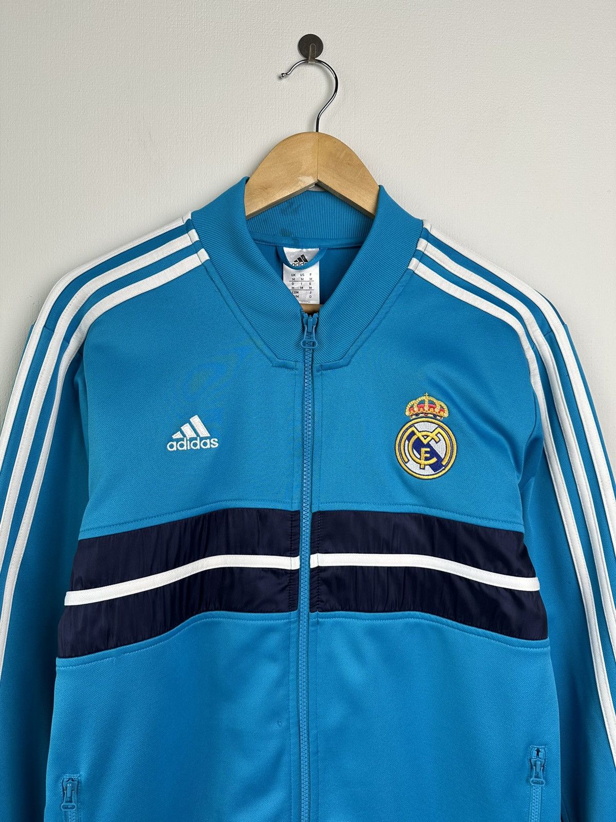 Adidas Vintage Adidas Real Madrid Track Top Jacket Size US M / EU 48-50 / 2 - 4 Thumbnail