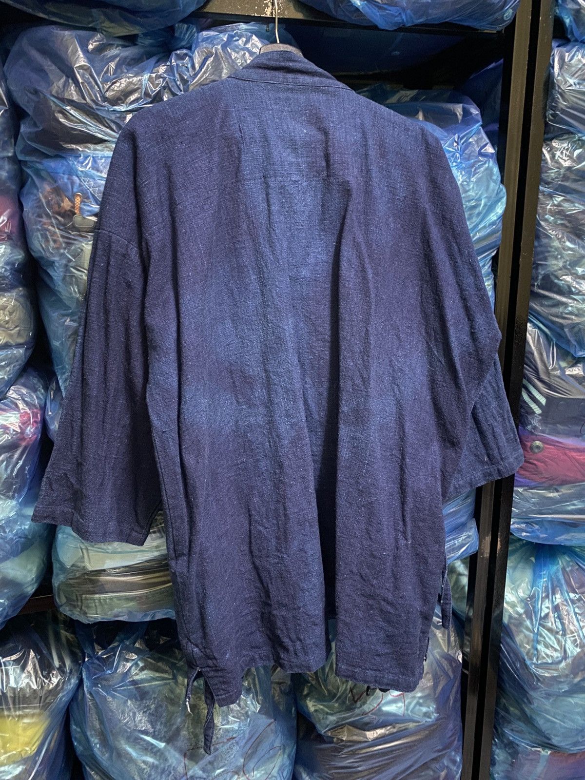 Indigo Vintage Japanese Indigo Cotton Samue Jacket Workwear Size US L / EU 52-54 / 3 - 7 Thumbnail