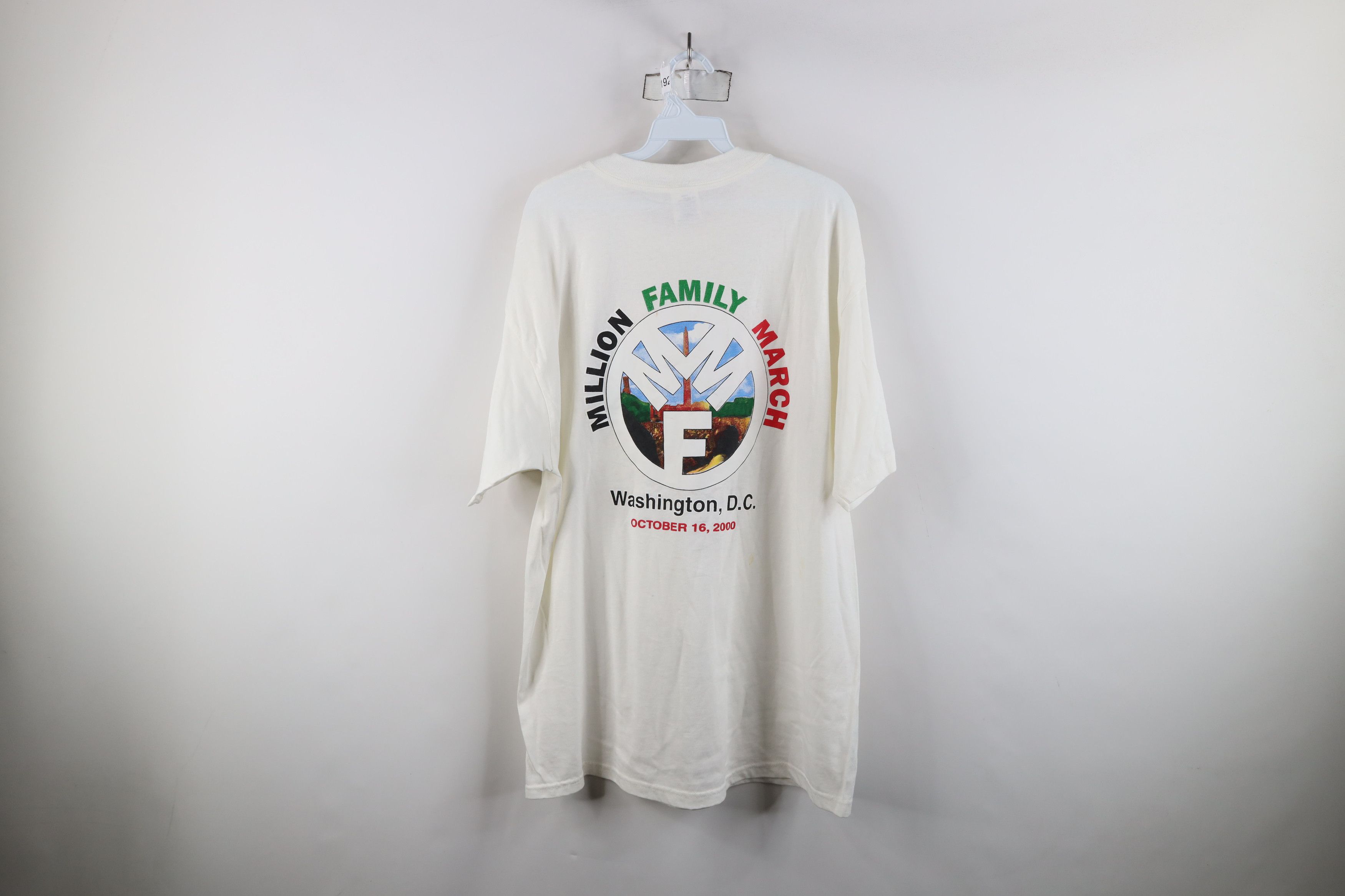 Vintage Vintage Y2K 2000 Million Family March Washington DC T-Shirt Size US XL / EU 56 / 4 - 12 Thumbnail