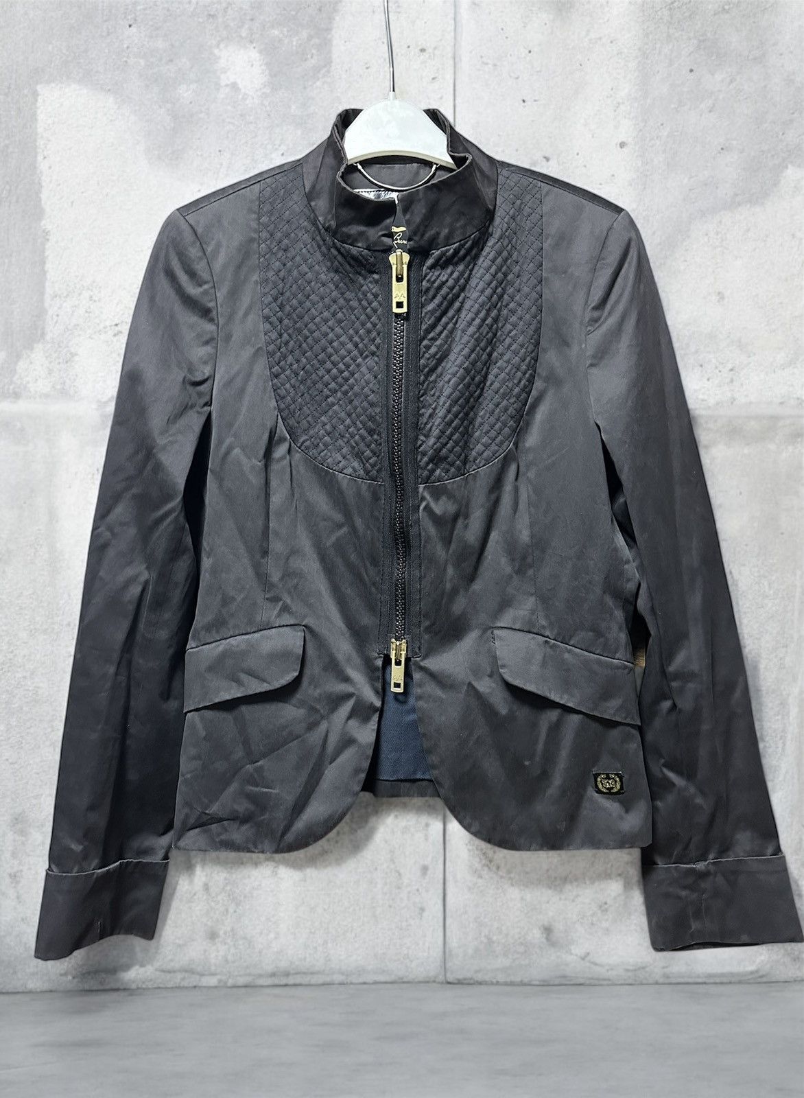 Burberry Vintage Thomas Burberry Avantgarde Women’s Zip Jacket Size L Size L / US 10 / IT 46 - 1 Thumbnail
