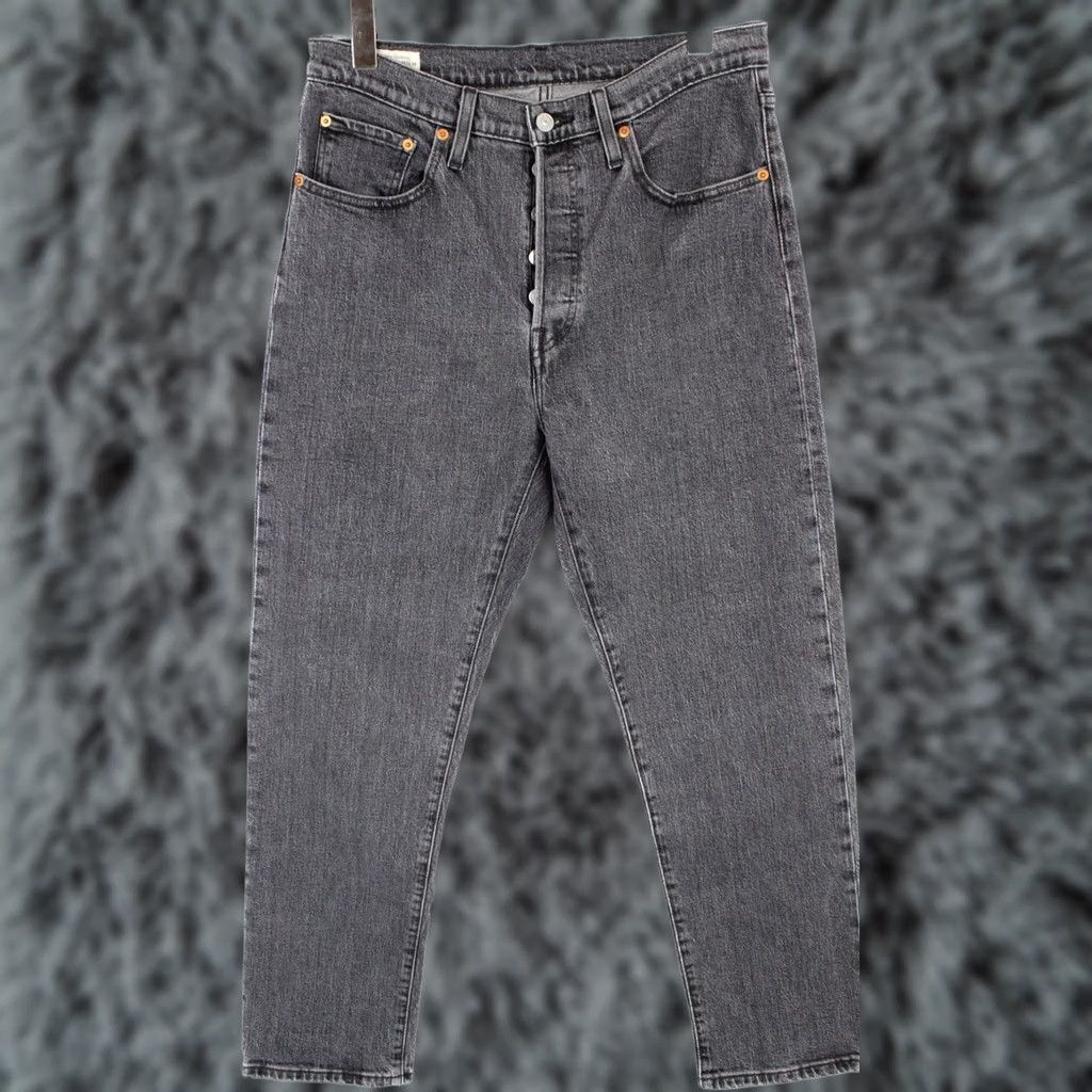 Vintage LEVI STRAUSS & CO. 501 PREMIUM BIG E Jeans Men's Grey W30/L28 Stretchy Thick Size US 30 / EU 46 - 1 Thumbnail