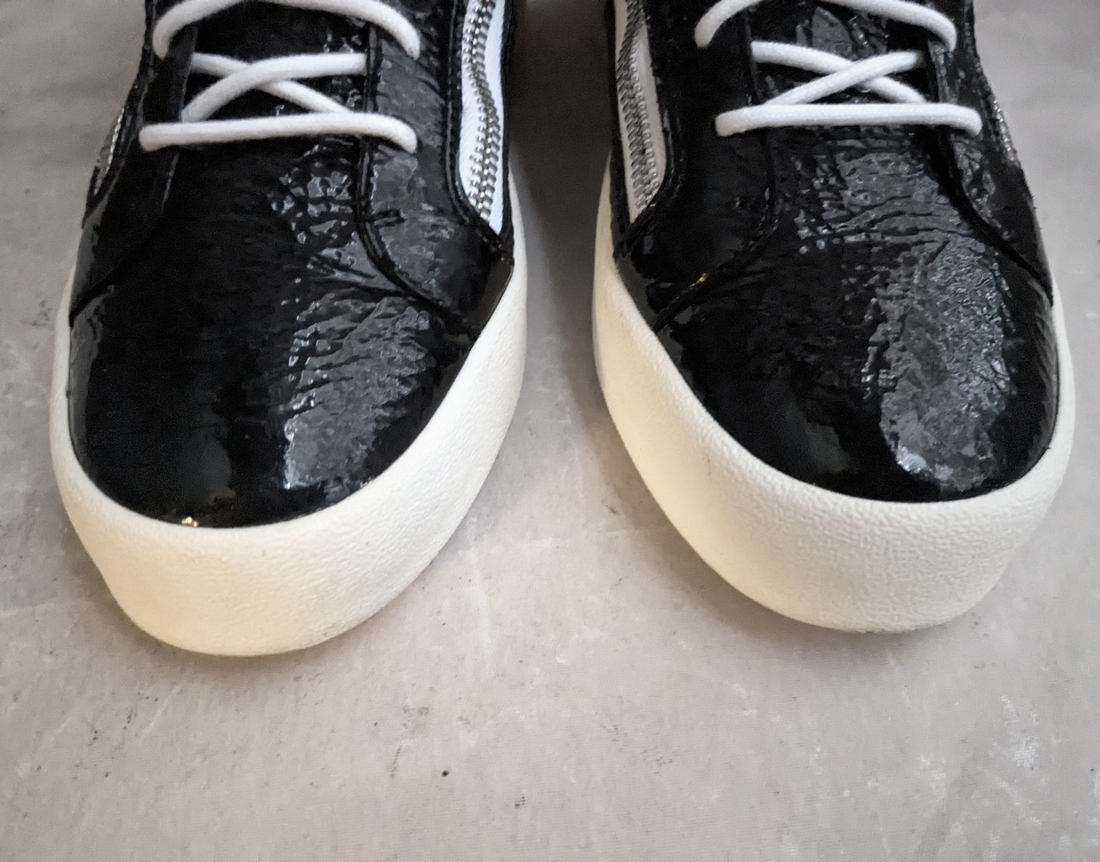 Giuseppe Zanotti Giuseppe Zanotti High Tops Black Patent Leather 13 46 Size US 13 / EU 46 - 5 Thumbnail