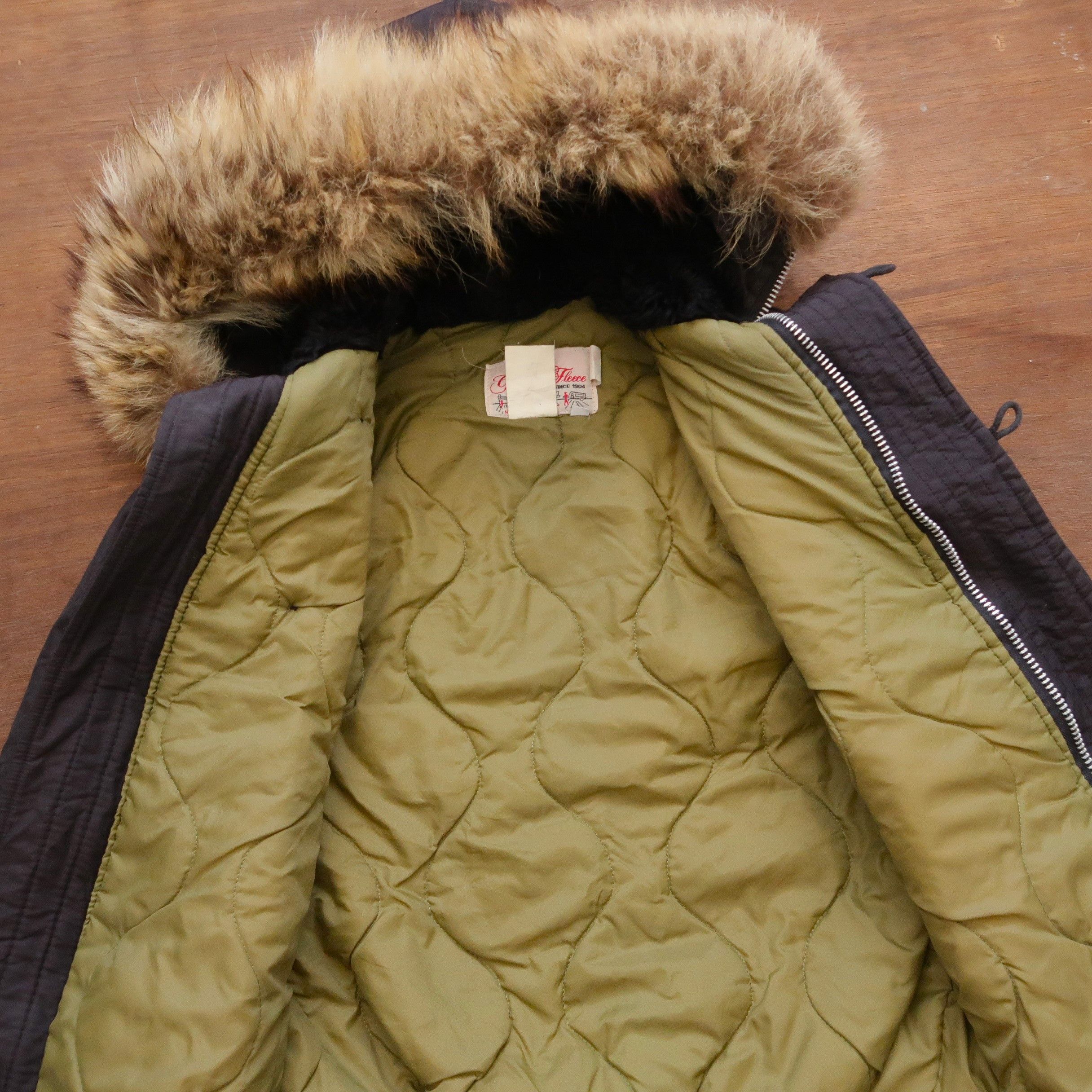 Japanese Brand 1980s Golden Fleece Buzz Rickson's U.S.A. Fur Faux Jacket Size US L / EU 52-54 / 3 - 14 Thumbnail