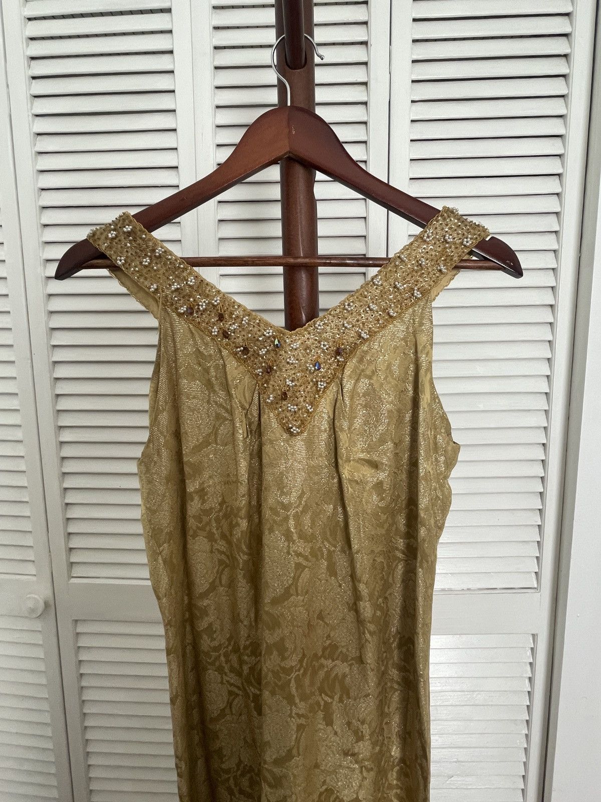 Vintage Gold Mexican vintage dress Size M / US 6-8 / IT 42-44 - 3 Thumbnail