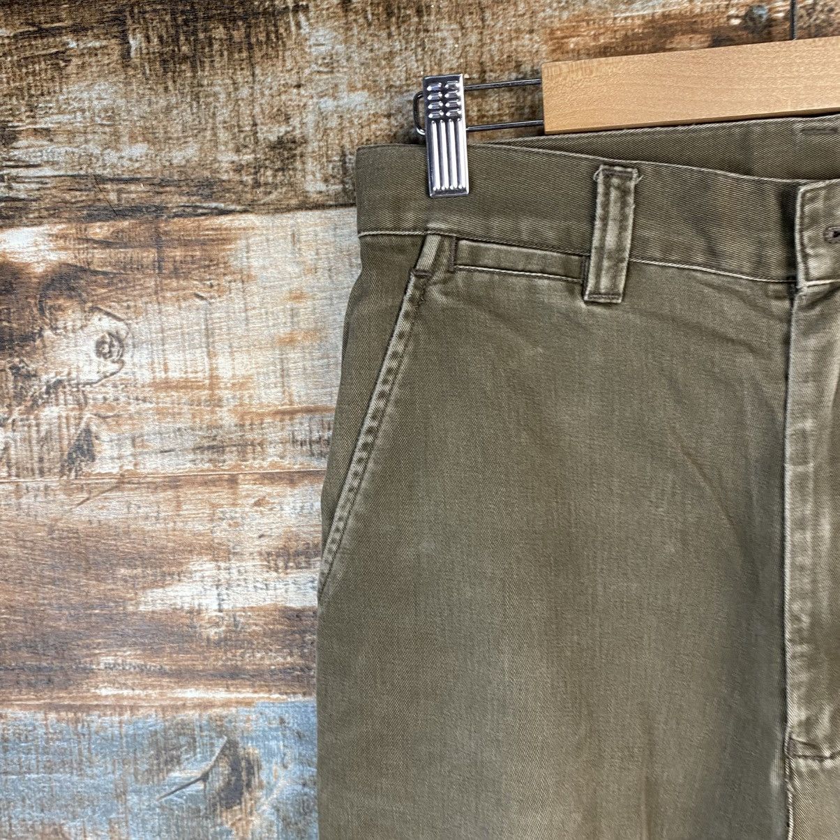 Uniqlo DL Uniqlo Brown ripped vintage Casual Pants #C1267 Size US 28 / EU 44 - 7 Thumbnail