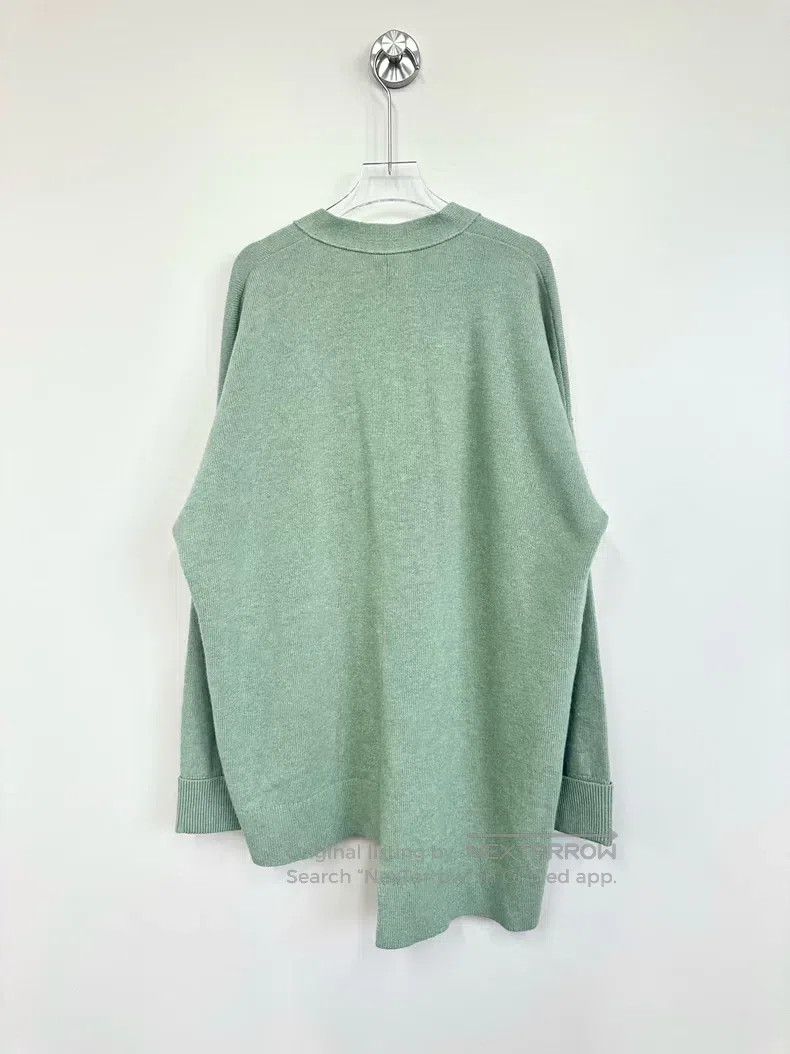 Loewe Loewe Light Green Asymmetrical Deer Pattern Jacquard Knit Size S / US 4 / IT 40 - 2 Thumbnail