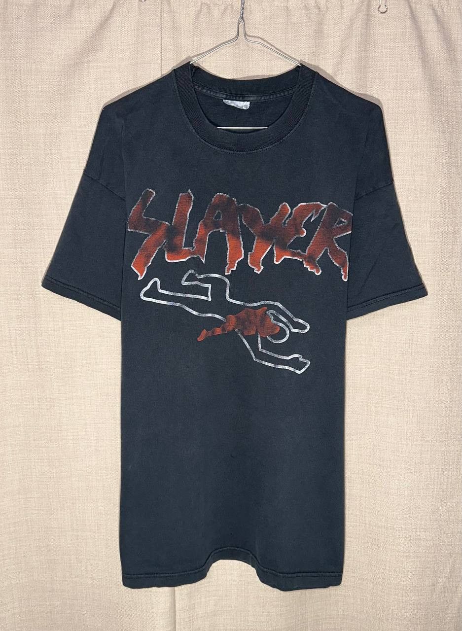 Other Slayer Band t Shirt God hates us all tour 2000s metal tee Size US XL / EU 56 / 4 - 1 Thumbnail