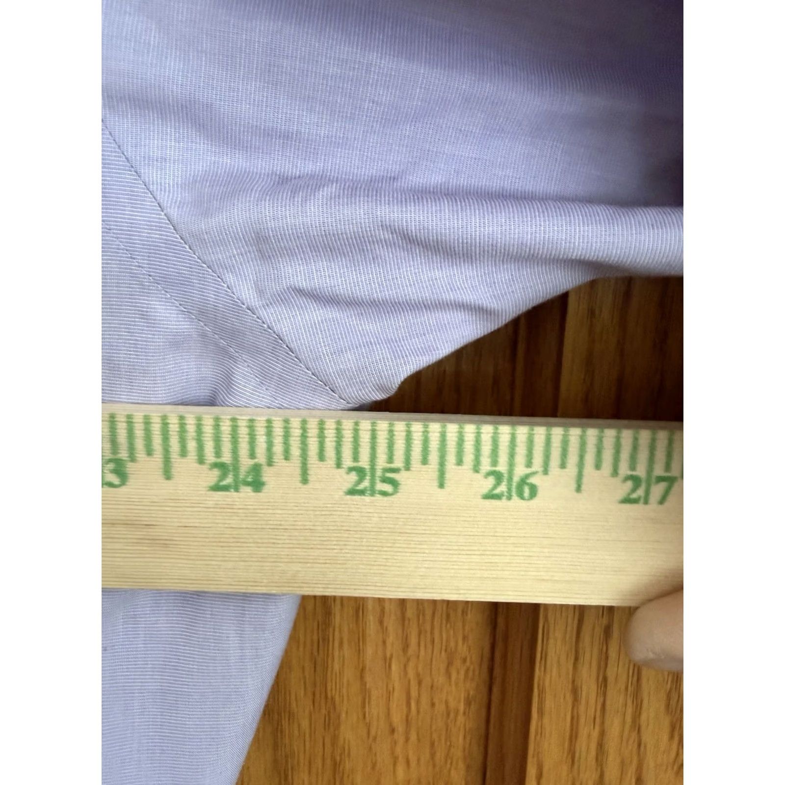 Charles Tyrwhitt CHARLES TYRWHITT Classic Dress Shirt 18 35 Non Iron Lavender Purple Cotton Button-Down Long Sleeve Mens Shirt Size 48R - 5 Thumbnail