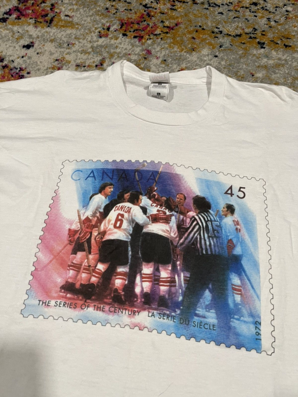 Vintage Vintage Team Canada Shirt 2XL Size US XXL / EU 58 / 5 - 2 Thumbnail