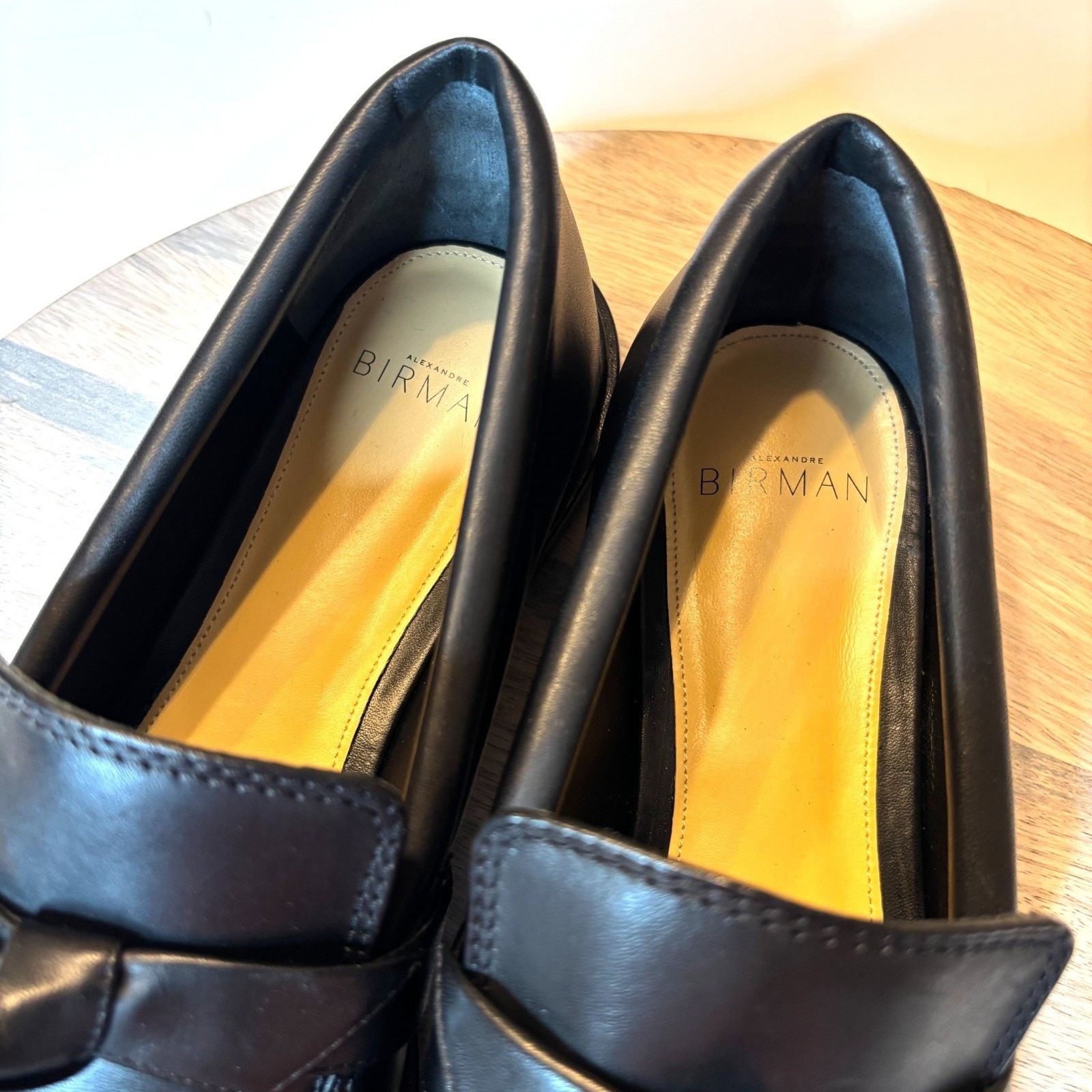 Alexandre Birman Alexandre Birman Clarita Chunky Loafer Black Leather Sz 7.5 Size US 7.5 / IT 37.5 - 9 Thumbnail
