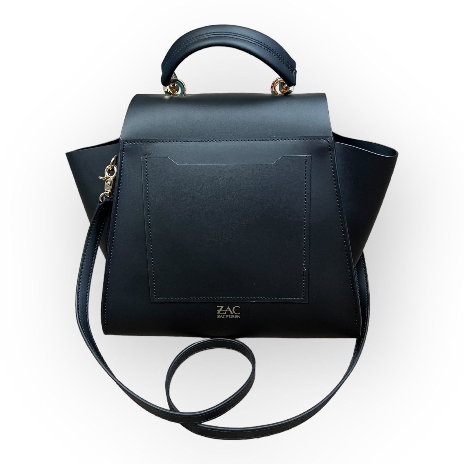 Zac Posen ZAC Zac Posen Eartha Top Handle Bag - Black Size ONE SIZE - 7 Thumbnail