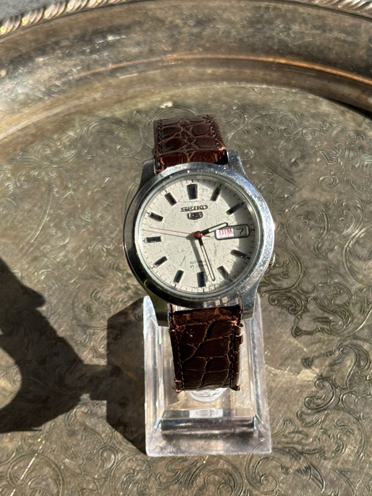 Seiko Seiko 5 Japan Made Automatic 21 Jewels SNKE01J1 Size 36 - 2 Thumbnail