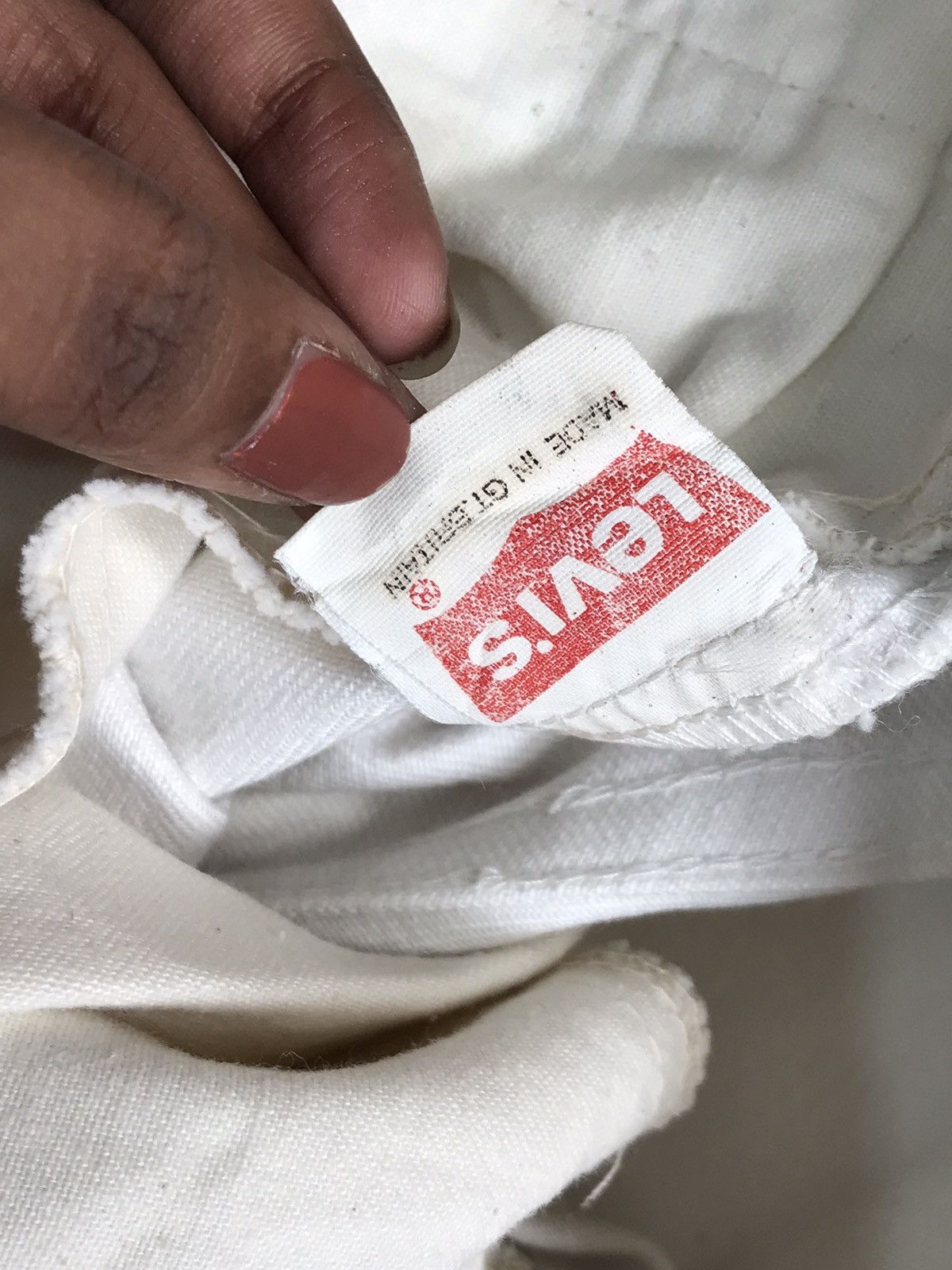Levi's Vintage Levi’s 521 white tab denim Size US 28 / EU 44 - 7 Thumbnail