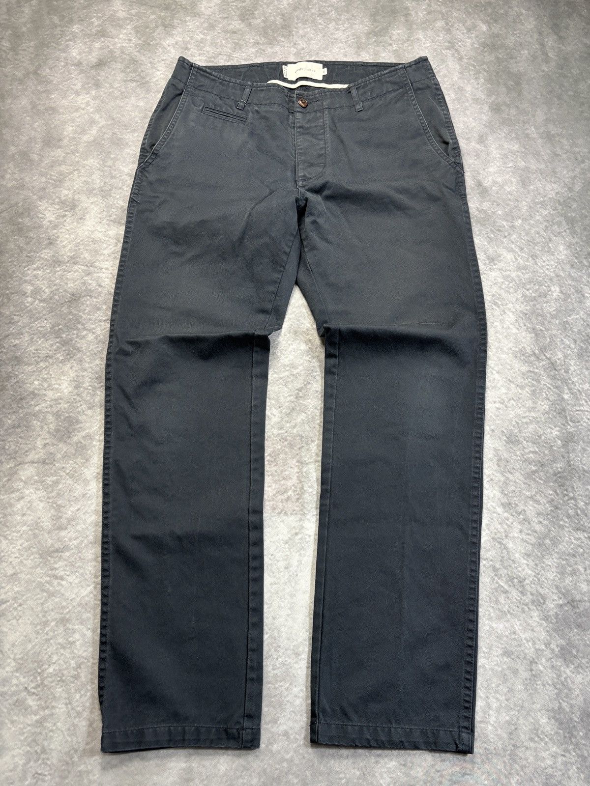 Wings + Horns Wings & Horns Trousers Wings + Horns Black Pants WI-5036-2 Size US 33 - 13 Thumbnail