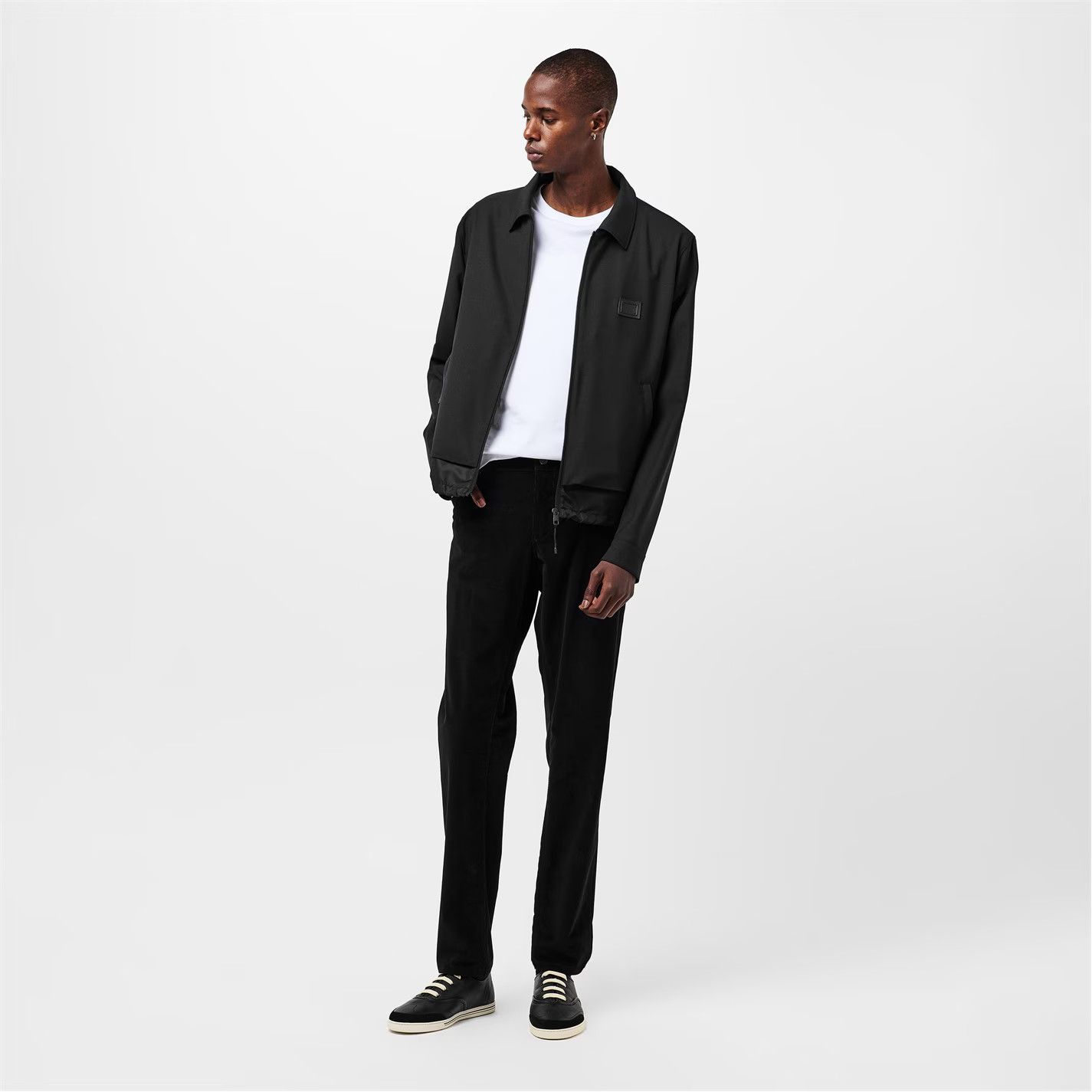 Dolce & Gabbana o1g2r1mq0426 Structured Ribbed Cuff Jacket in Nero Size US L / EU 52-54 / 3 - 6 Thumbnail