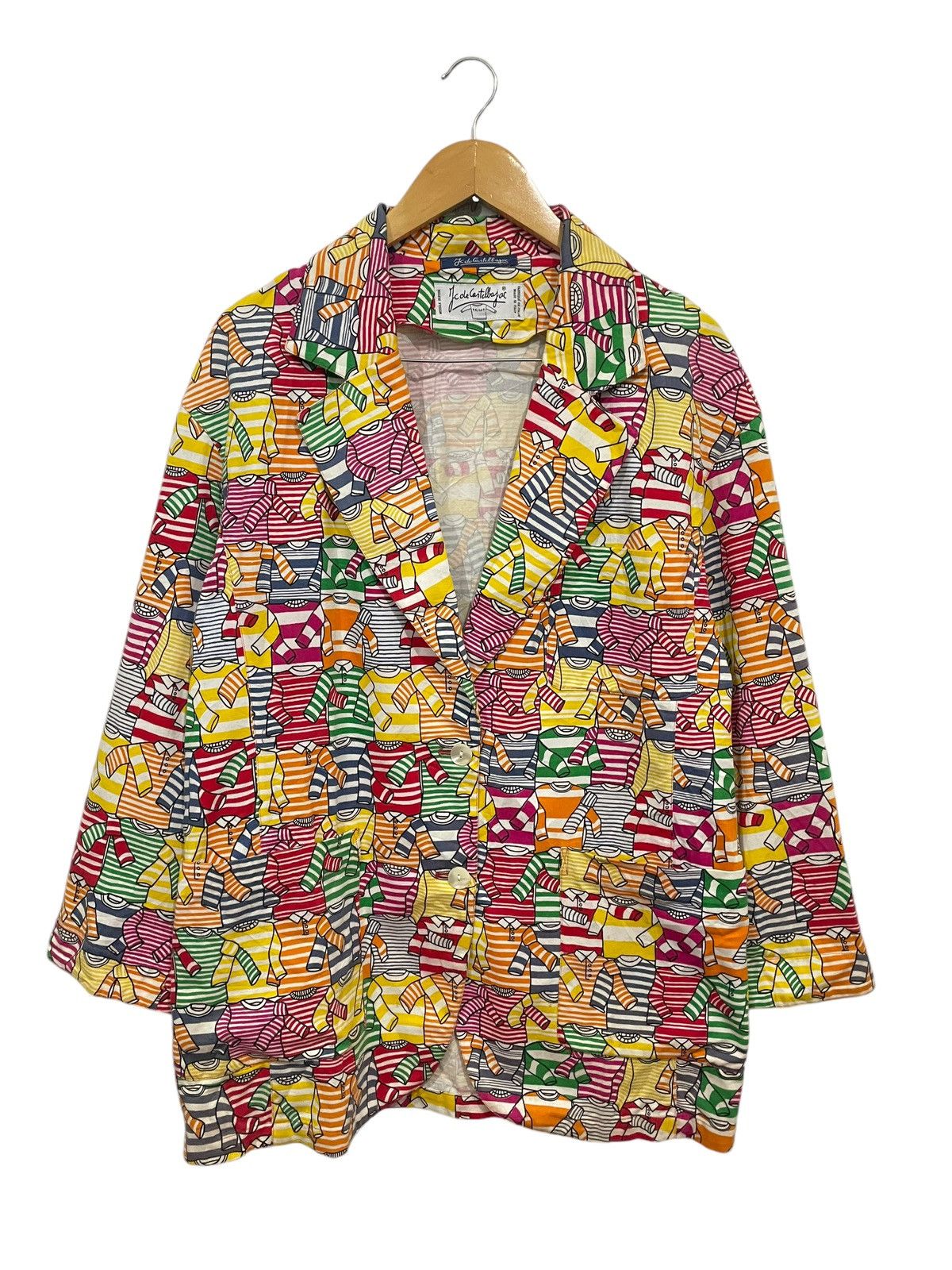 Jean Charles De Castelbajac VINTAGE JEAN CHARLES DE CASTELBAJAC ALLOVER PRINTED BLAZER Size US L / EU 52-54 / 3 - 1 Thumbnail