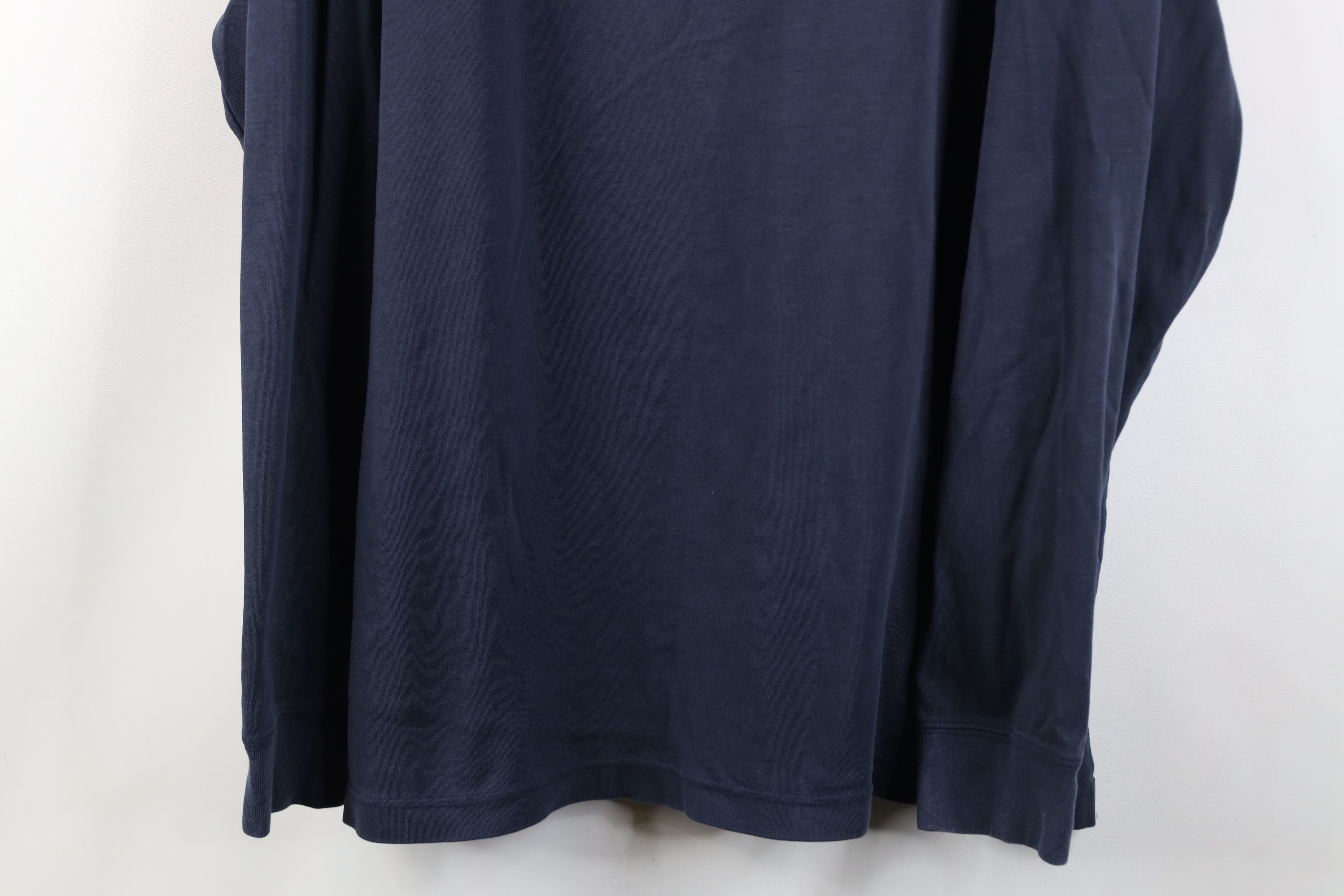 L.L. Bean Vintage LL Bean Soft Cotton Knit Long Sleeve Rugby Polo Size US L / EU 52-54 / 3 - 3 Thumbnail
