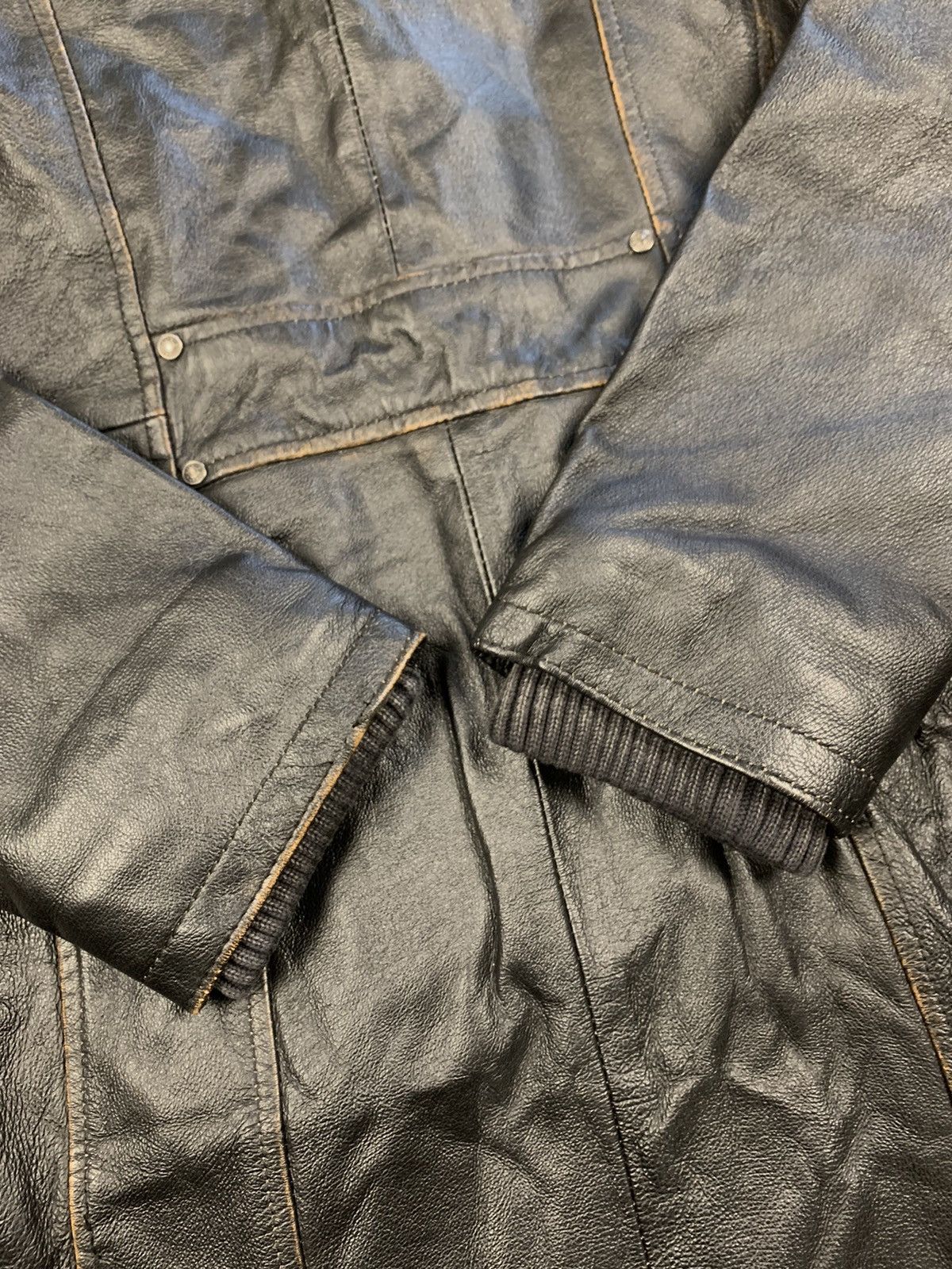 Japanese Brand × Vintage Gipsy Morpheus The Matrix 2000s Y2K Leather Coat Size M / US 6-8 / IT 42-44 - 8 Thumbnail
