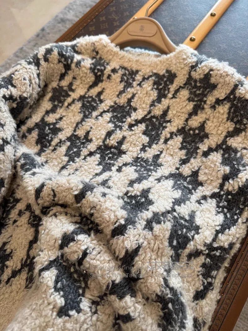 Brunello Cucinelli Brunello Cucinelli Cashmere Glitter Knit Top Size S / US 4 / IT 40 - 5 Thumbnail