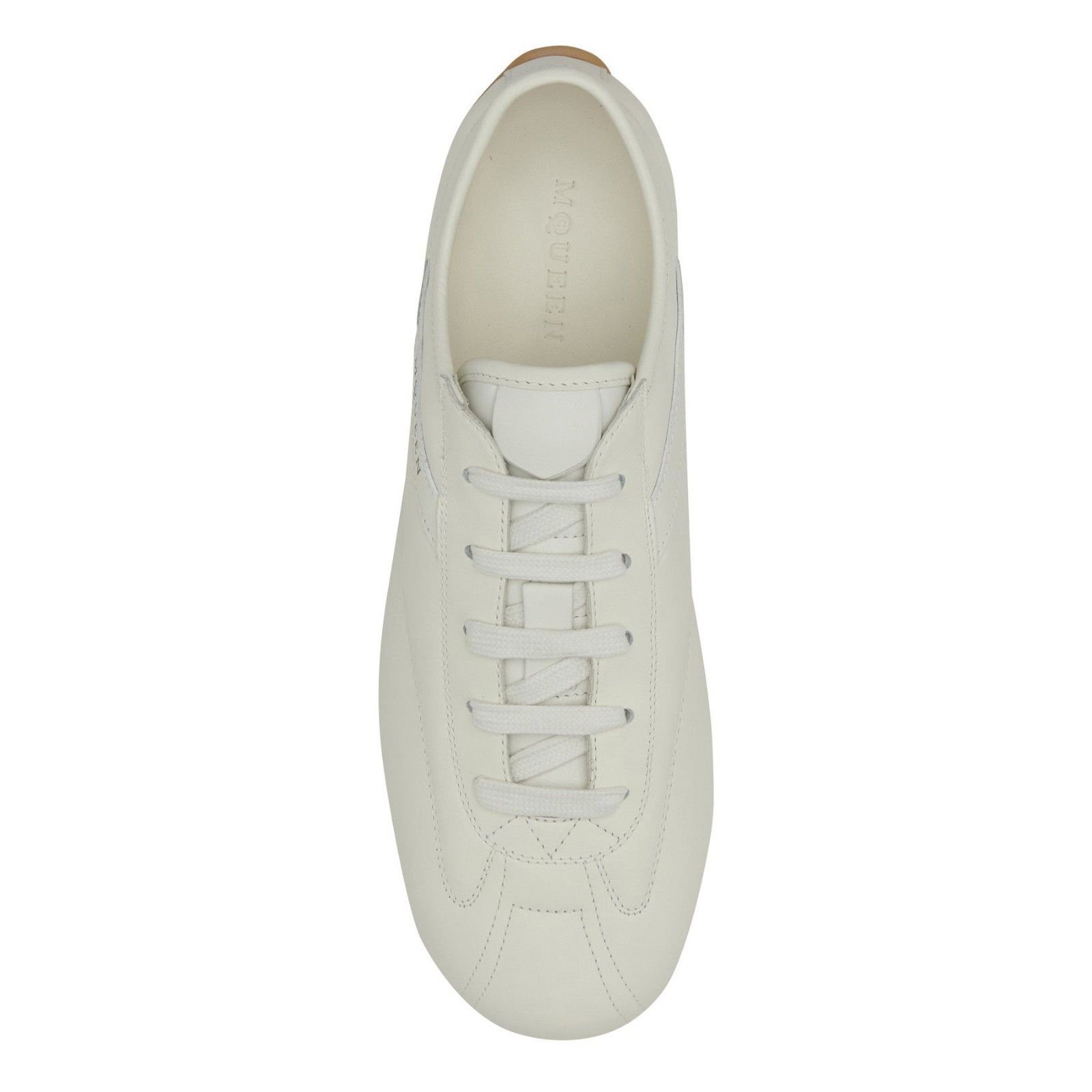 Alexander McQueen ALEXANDER MCQUEEN Boxe White Leather Sneakers New & Authenti Size US 6 / IT 36 - 2 Thumbnail