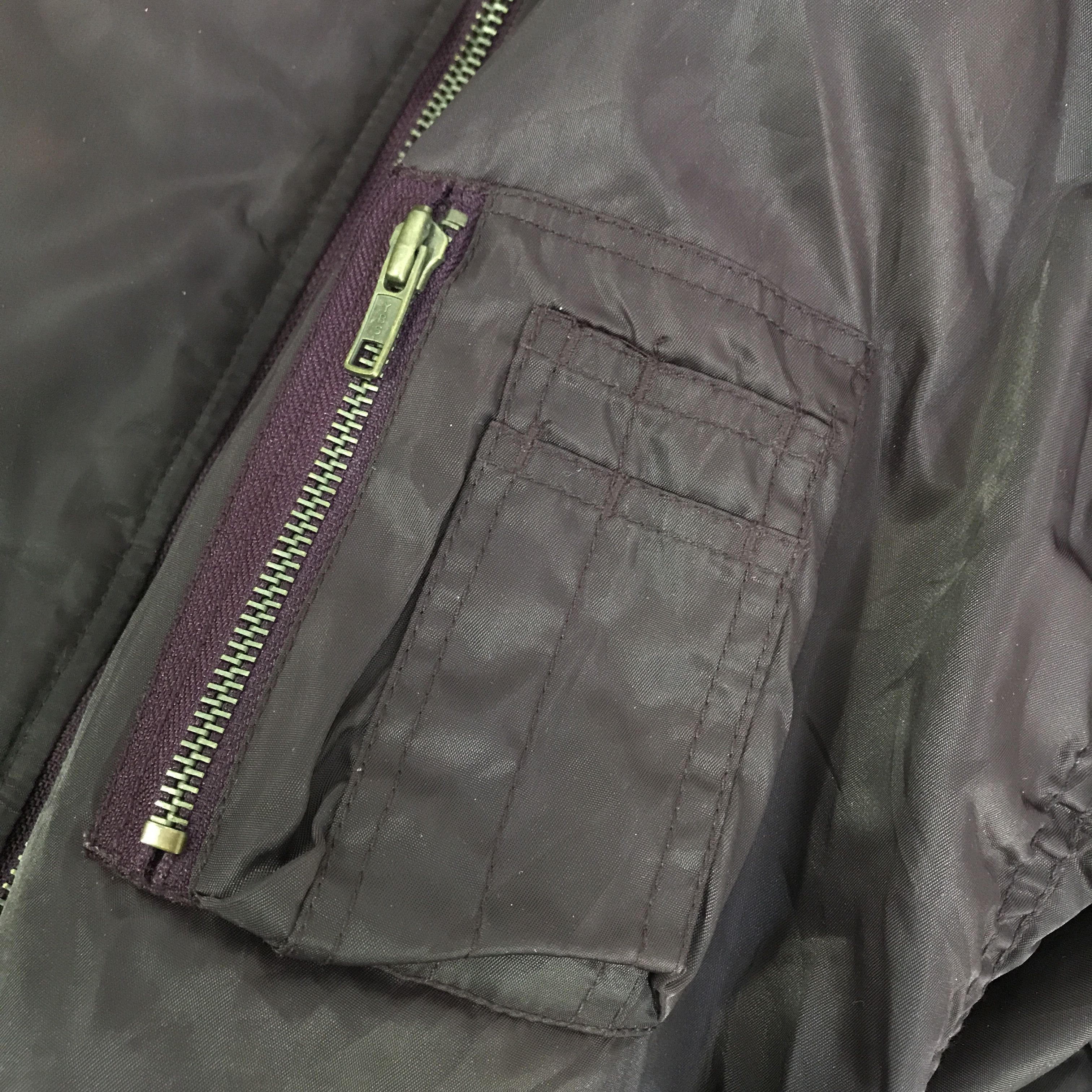 Japanese Brand ABURAYSIA DESIGN MA-1 BOMBERS JACKET K128B8 Size US L / EU 52-54 / 3 - 9 Thumbnail