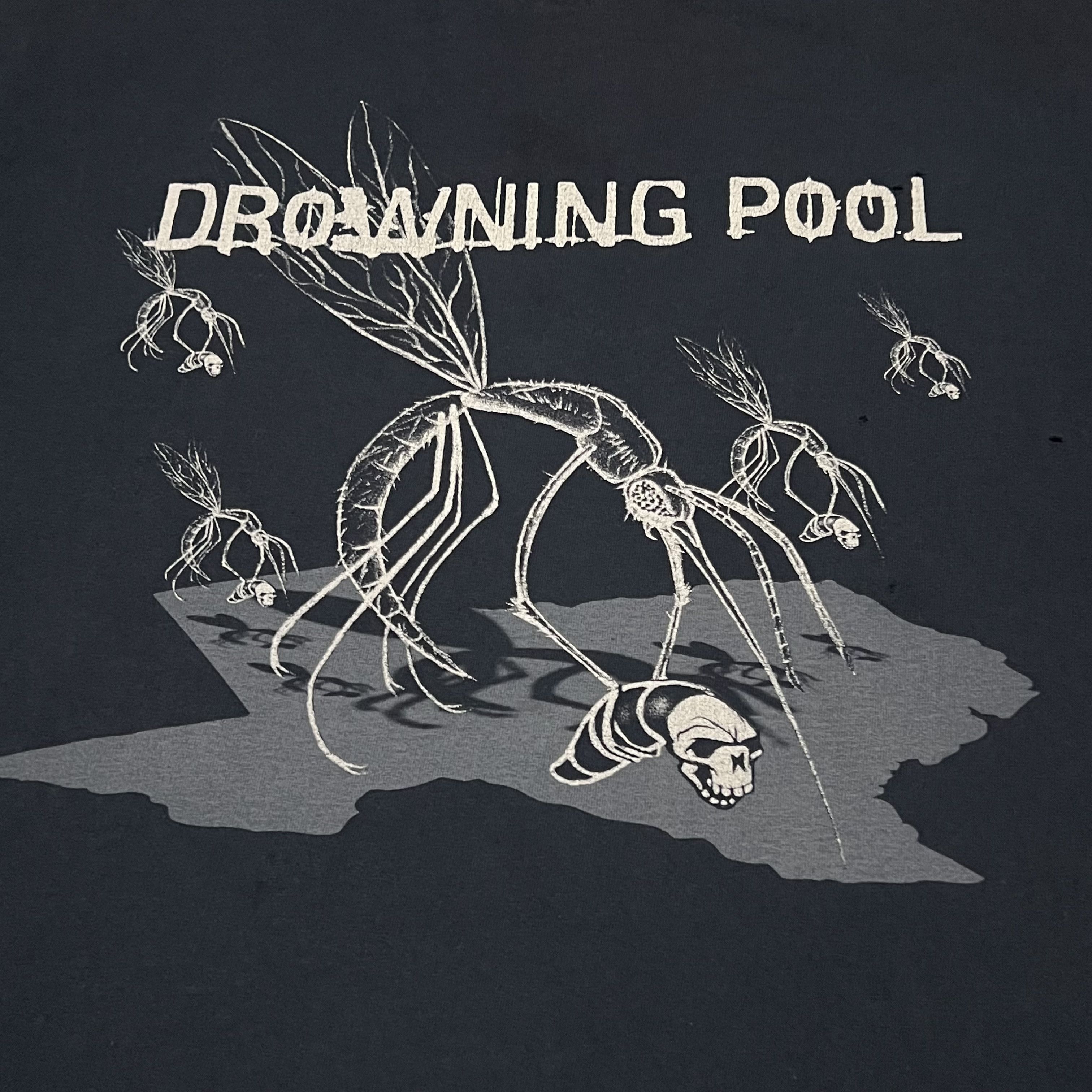 Band Tees × Vintage Vintage Drowning Pool Texas Mosquito Shirt Size Large Metal Size US L / EU 52-54 / 3 - 3 Thumbnail