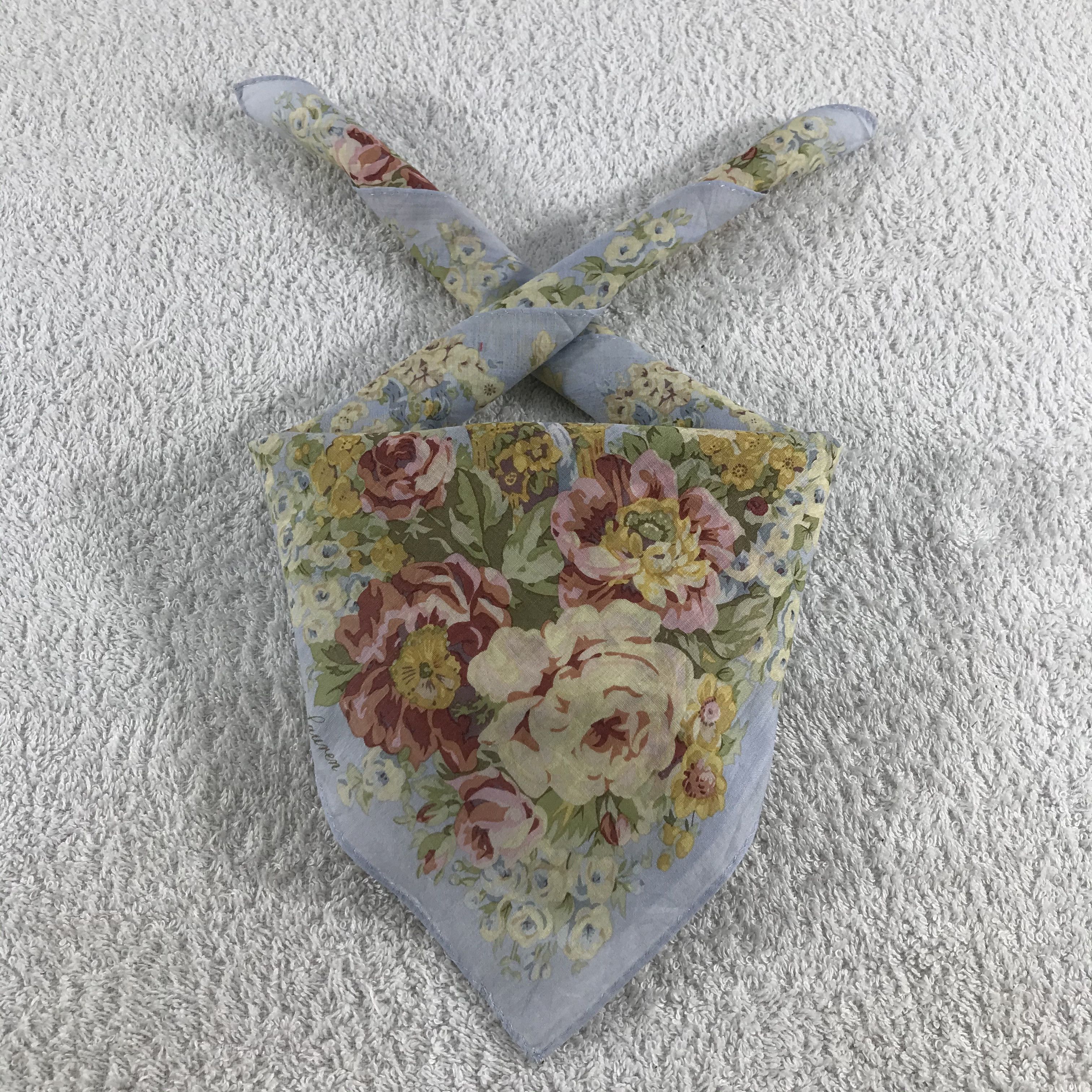 Ralph Lauren × Vintage Ralph Lauren Bandana / Handkerchief / Neckerchief - S289 Size ONE SIZE - 3 Thumbnail