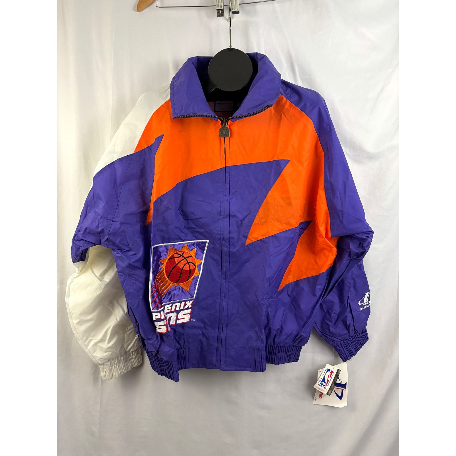 Logo Athletic VTG 90s NBA Phoenix Suns Sharktooth Windbreaker Jacket L NWT Size US L / EU 52-54 / 3 - 14 Thumbnail