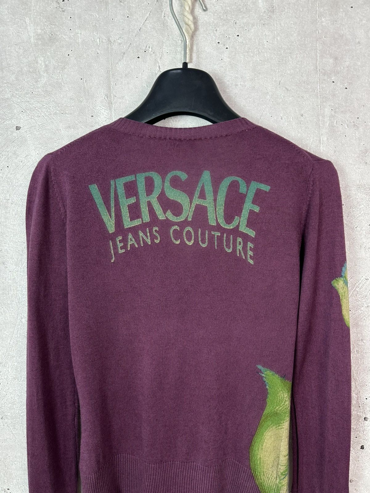 Versace Jeans Couture Vintage Versace Jeans Couture Silk-Cashmere Women’s Sweater Size XS / US 0-2 / IT 36-38 - 7 Thumbnail