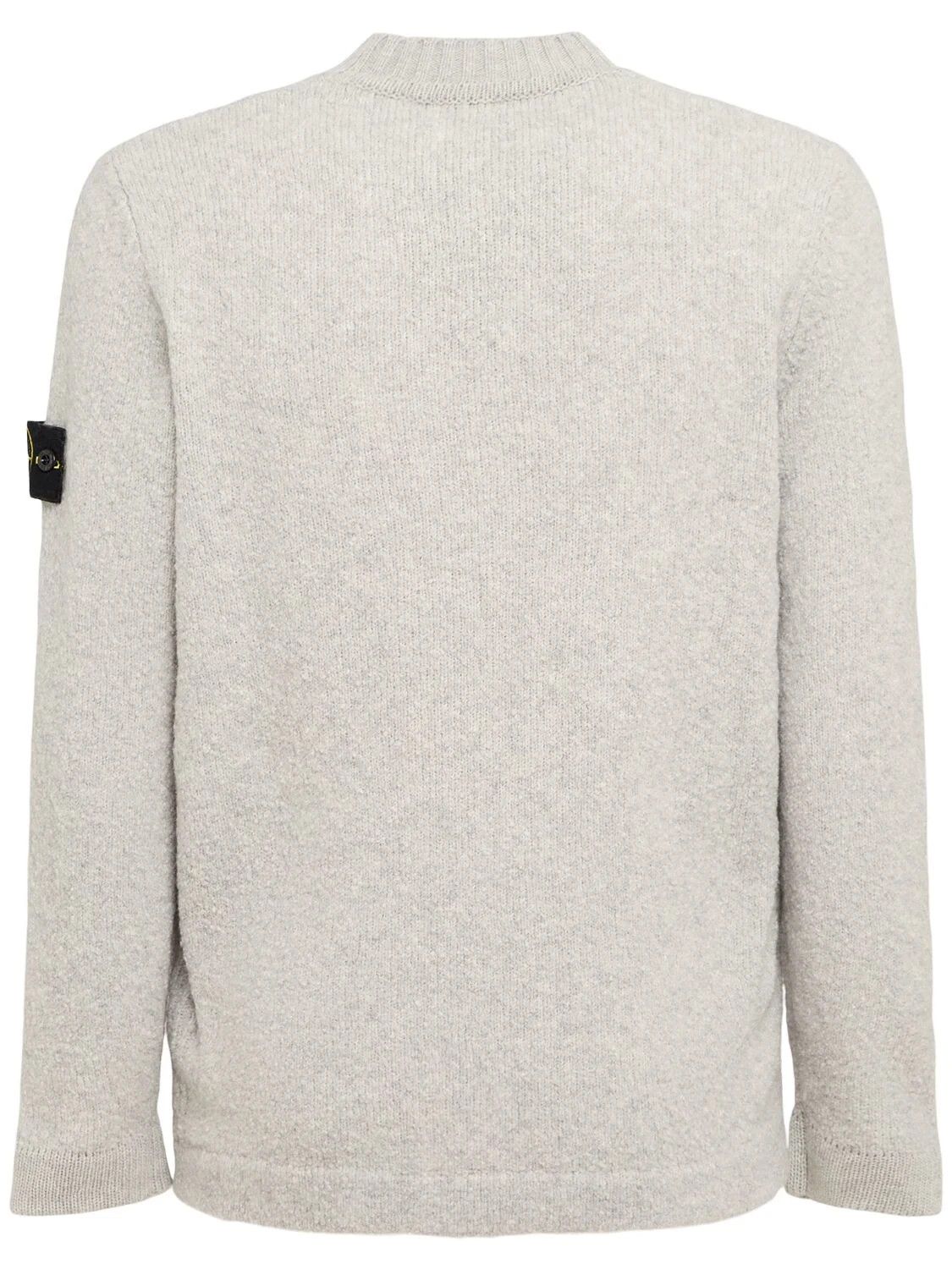 Stone Island STONE ISLAND Gray Wool Sweater New & Authentic Size US L / EU 52-54 / 3 - 2 Thumbnail