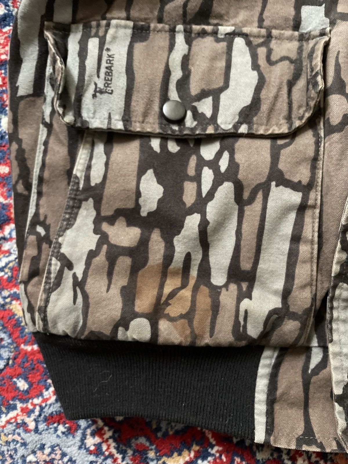 Vintage Vintage TreeBark Camo Zip-Up Jack Size US L / EU 52-54 / 3 - 4 Thumbnail