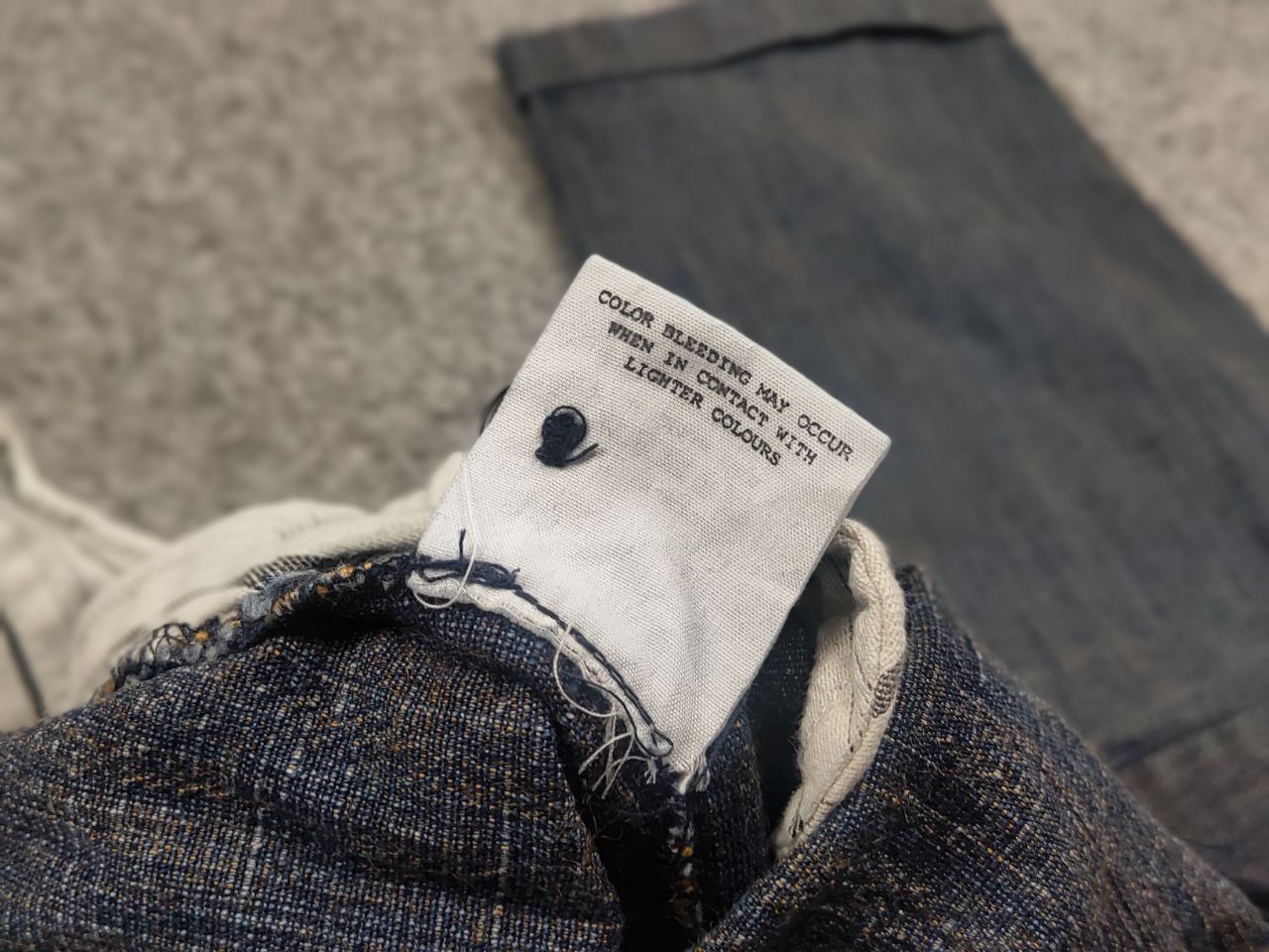 HANSEN Garments Hansen Garments Linen Blend Casual Navy Trouser Pants Size US 30 / EU 46 - 18 Thumbnail