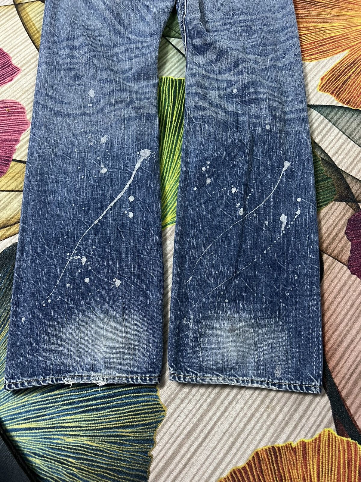 If Six Was Nine × Japanese Brand DENIM CRAFT DISTRESSED JEANS VERY RARE Size US 30 / EU 46 - 8 Thumbnail