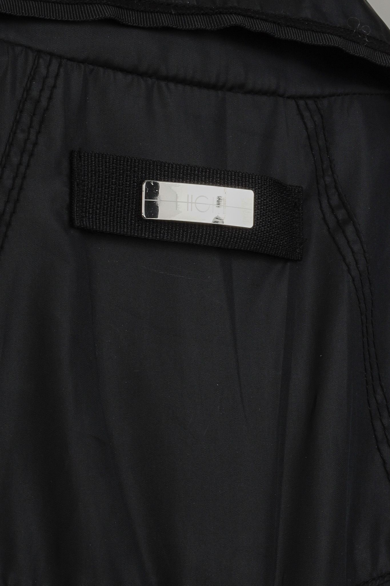 Other High Use Black Ruched Nylon Trenchcoat Size L / US 10 / IT 46 - 9 Thumbnail