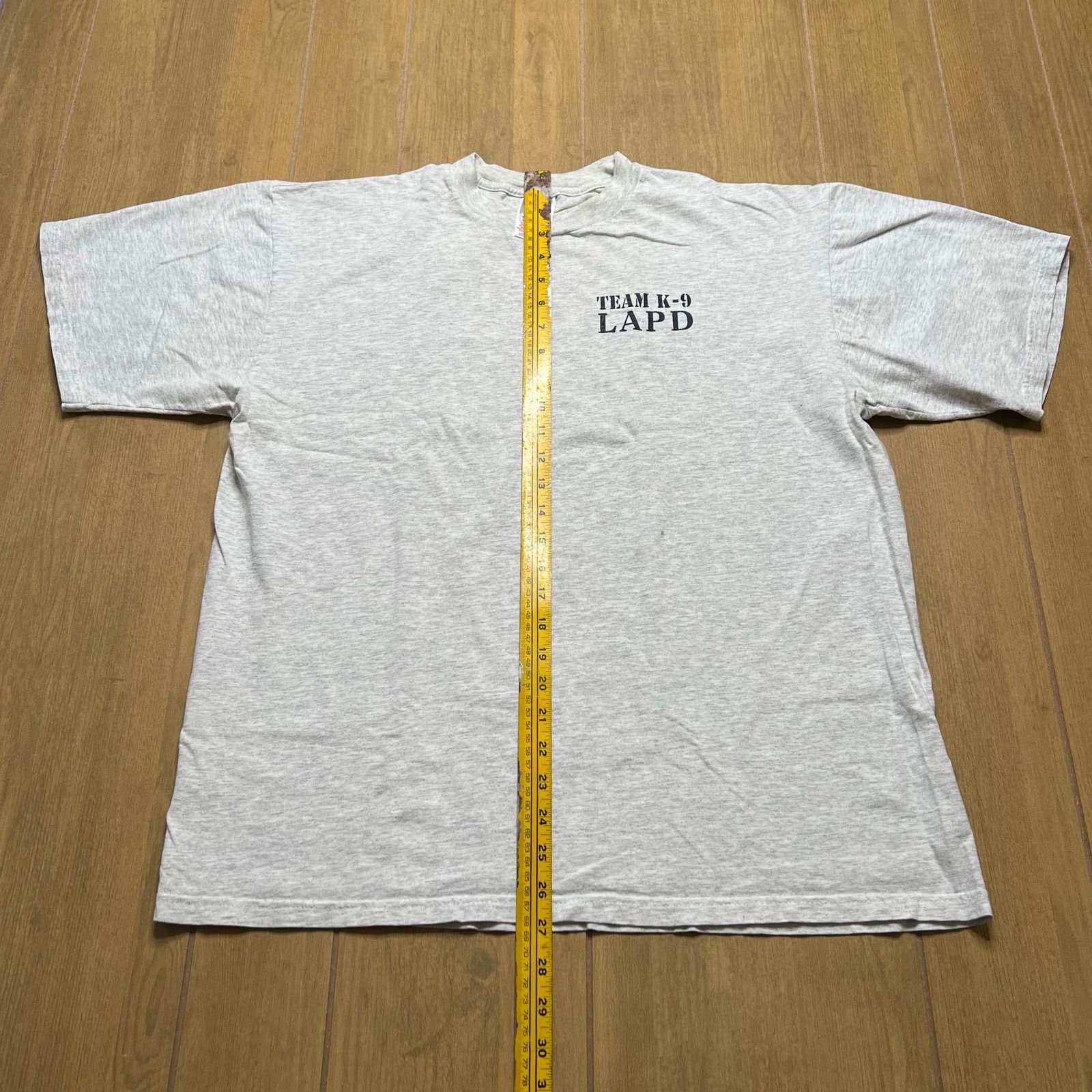 Jerzees Vintage LAPD Team K-9 T-Shirt One Bite and We Gotcha 1995 XL Size US XL / EU 56 / 4 - 7 Thumbnail
